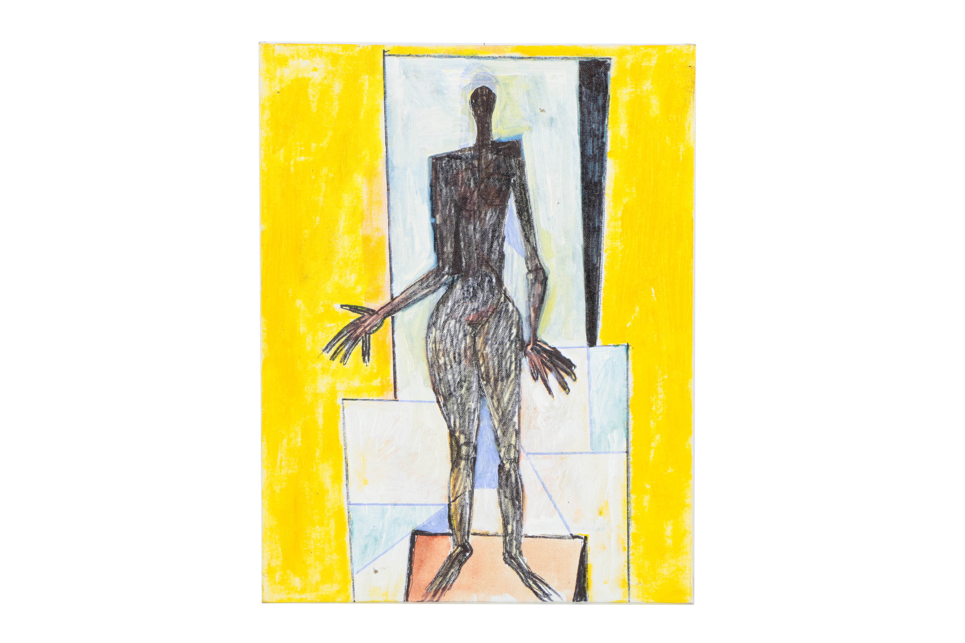 Collection of Ronald Ahlström Abstract Compositions on Canvas Boards