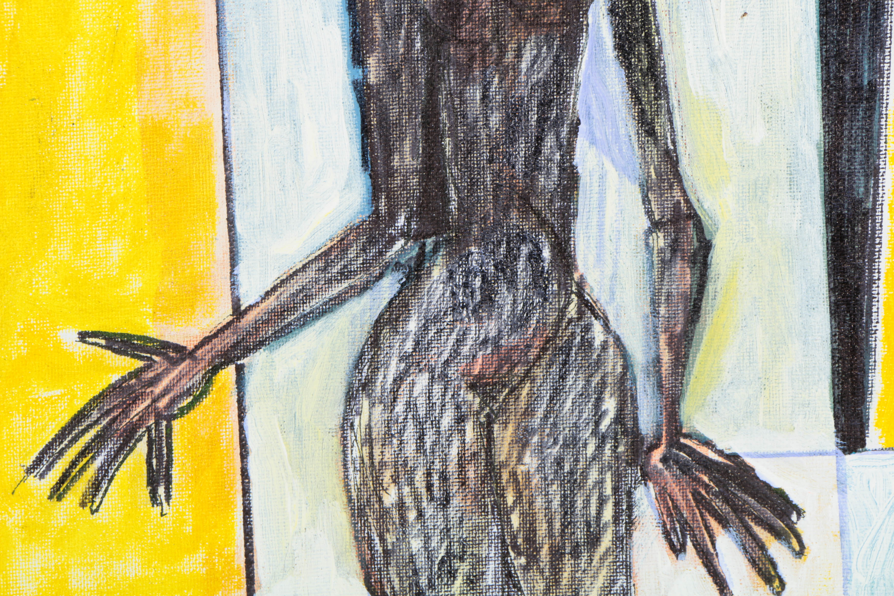 Collection of Ronald Ahlström Abstract Compositions on Canvas Boards