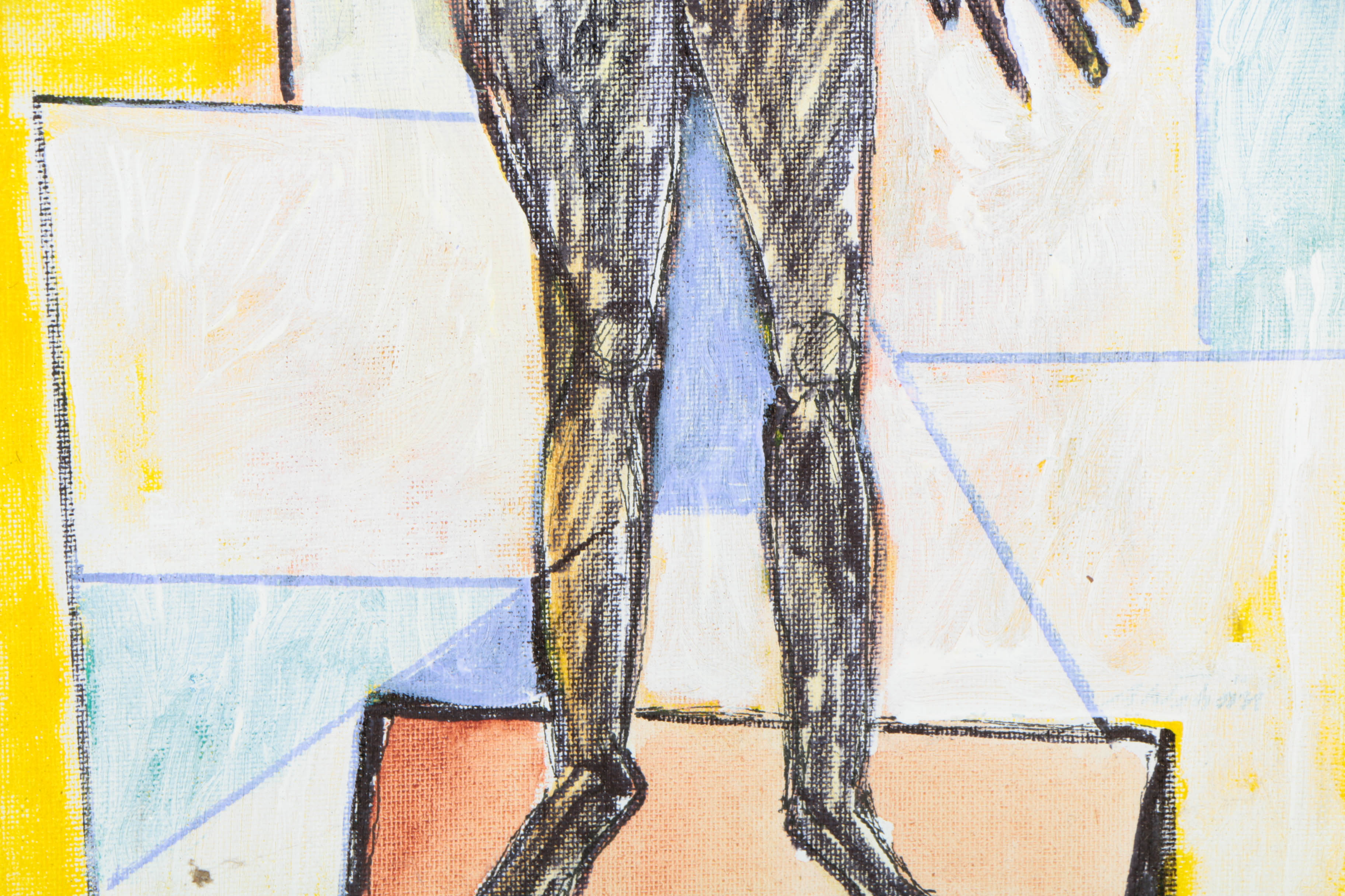 Collection of Ronald Ahlström Abstract Compositions on Canvas Boards