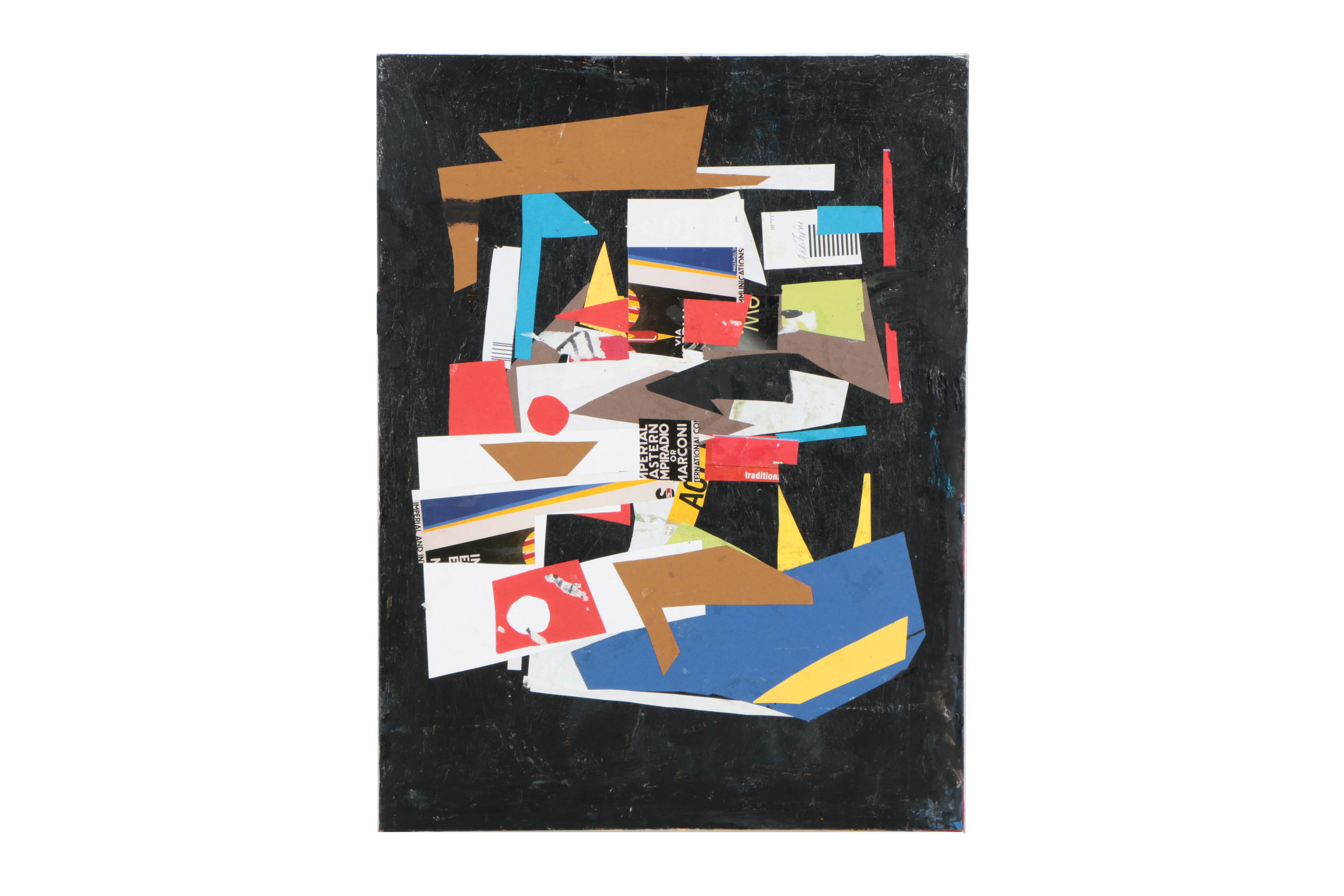 Collection of Ronald Ahlström Abstract Compositions on Canvas Boards