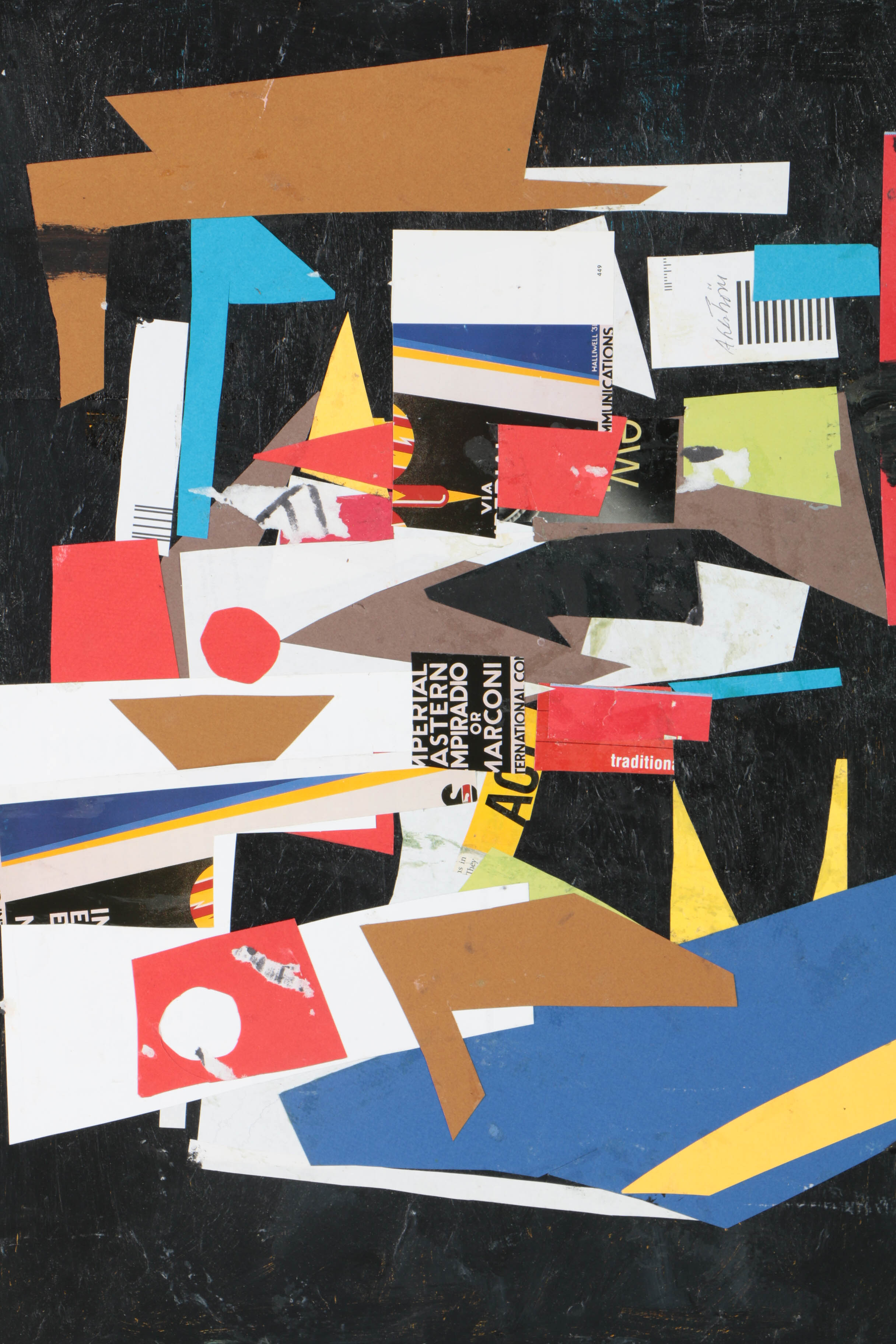 Collection of Ronald Ahlström Abstract Compositions on Canvas Boards