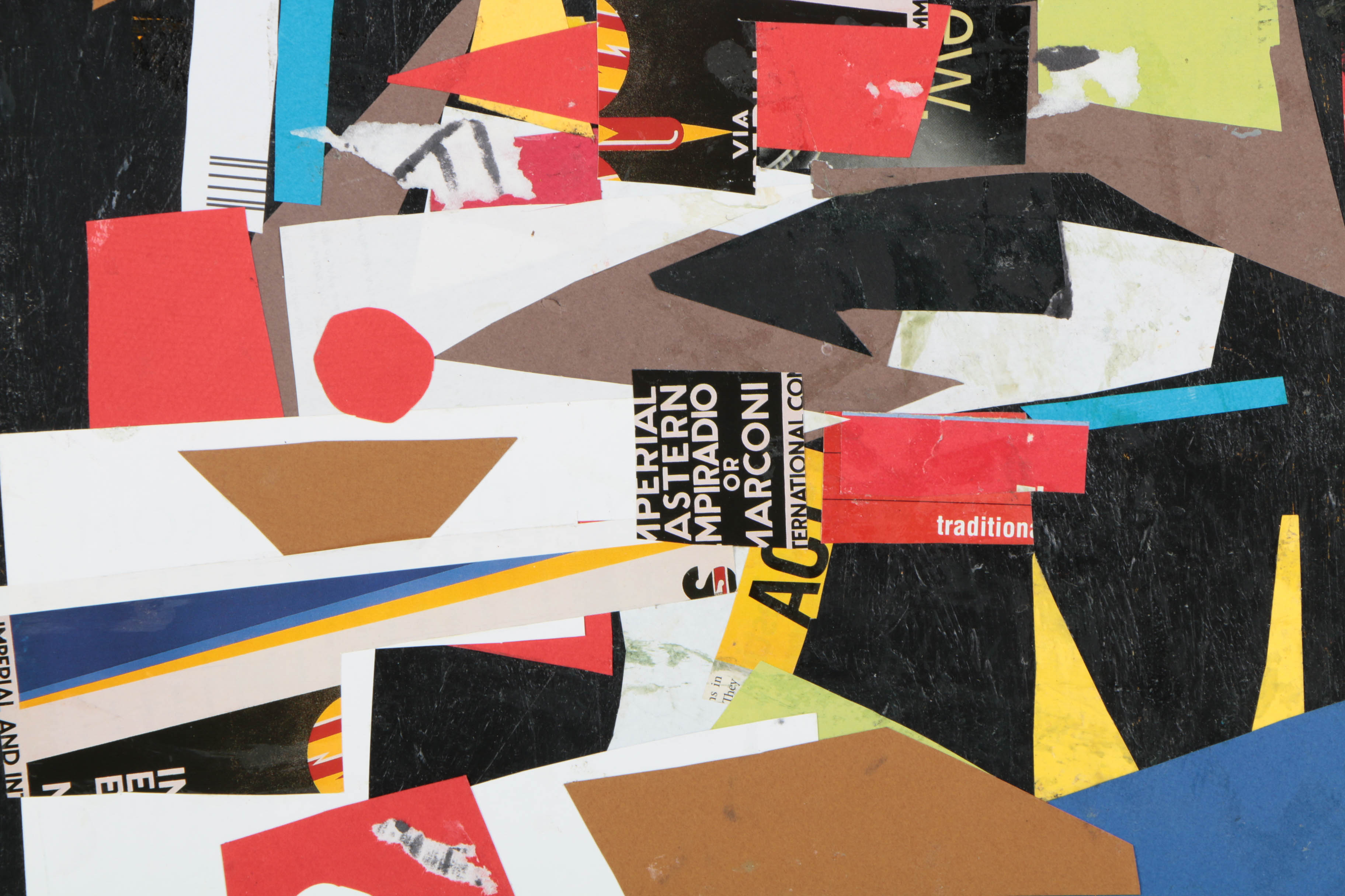 Collection of Ronald Ahlström Abstract Compositions on Canvas Boards