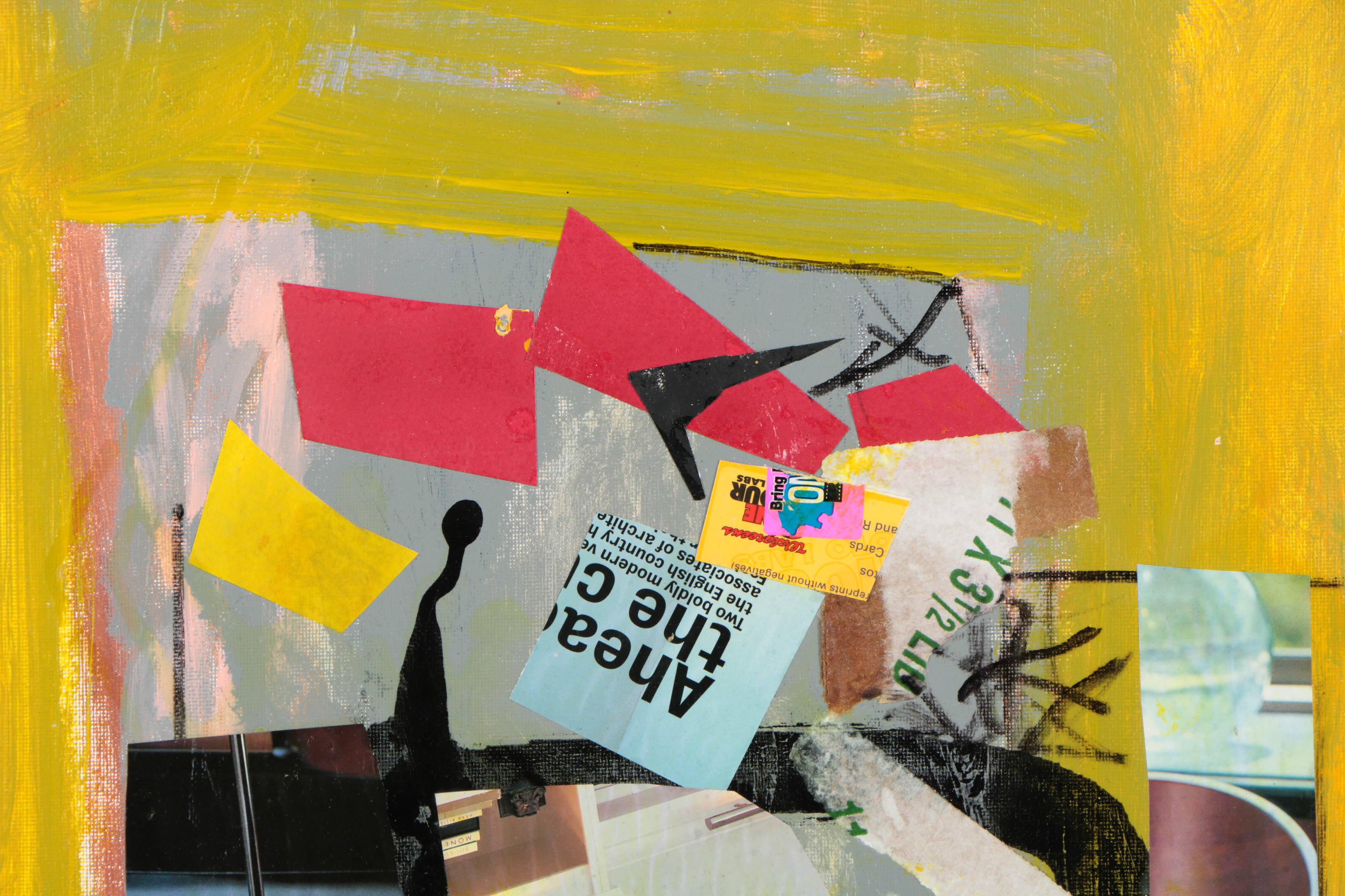 Ronald Ahlström Assorted Mixed Media Paintings on Canvas Board