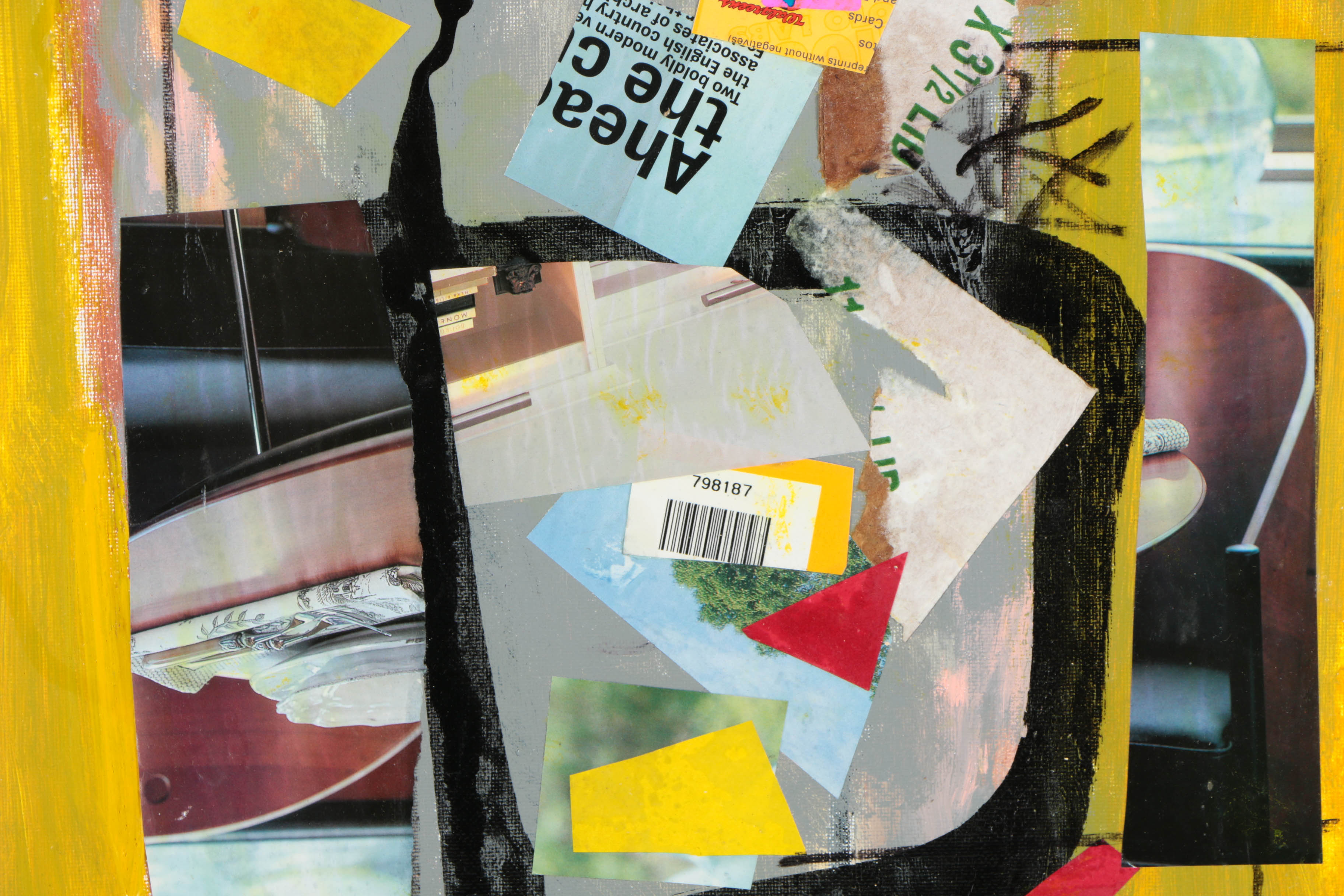 Ronald Ahlström Assorted Mixed Media Paintings on Canvas Board