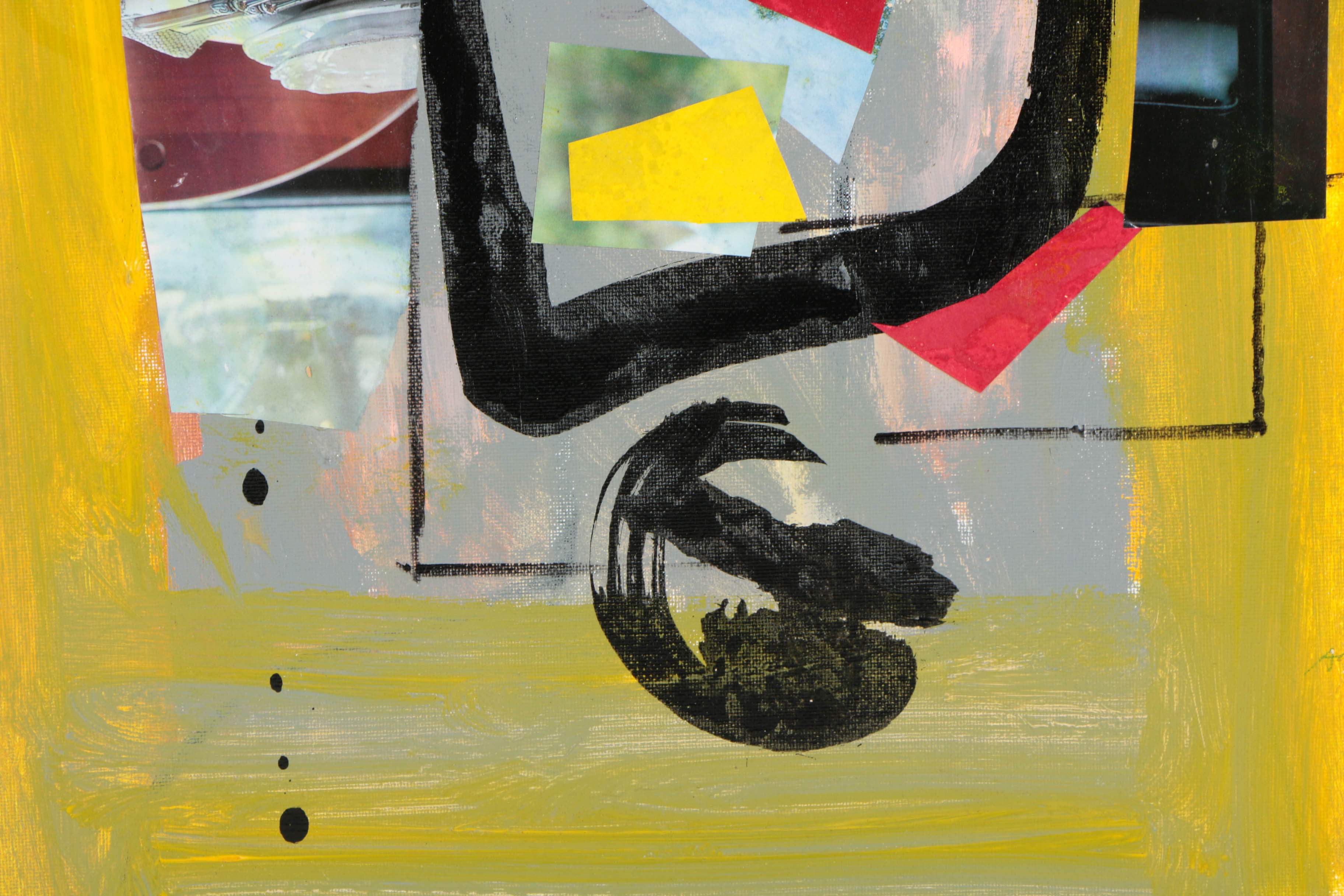 Ronald Ahlström Assorted Mixed Media Paintings on Canvas Board