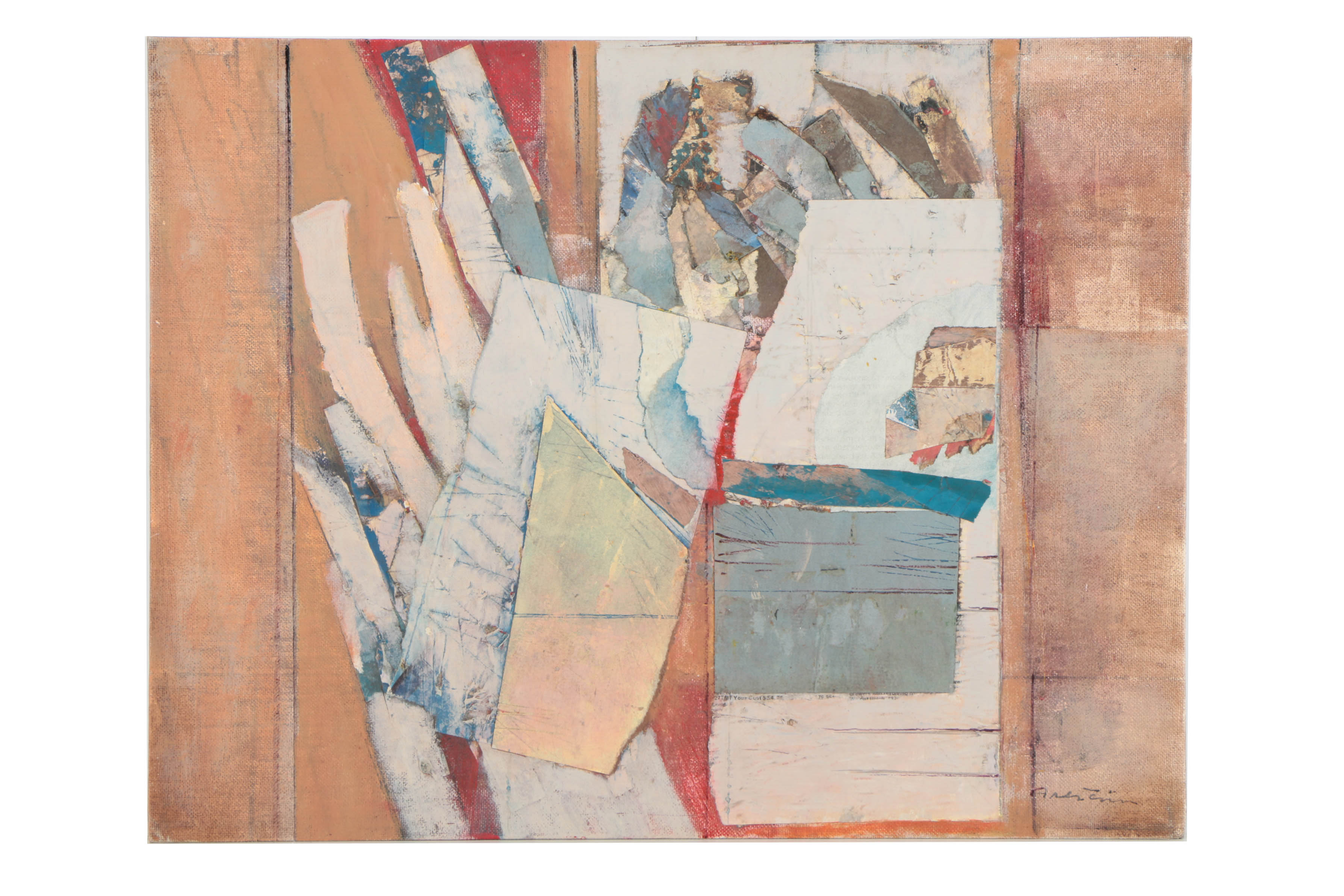 Ronald Ahlström Assorted Mixed Media Paintings on Canvas Board