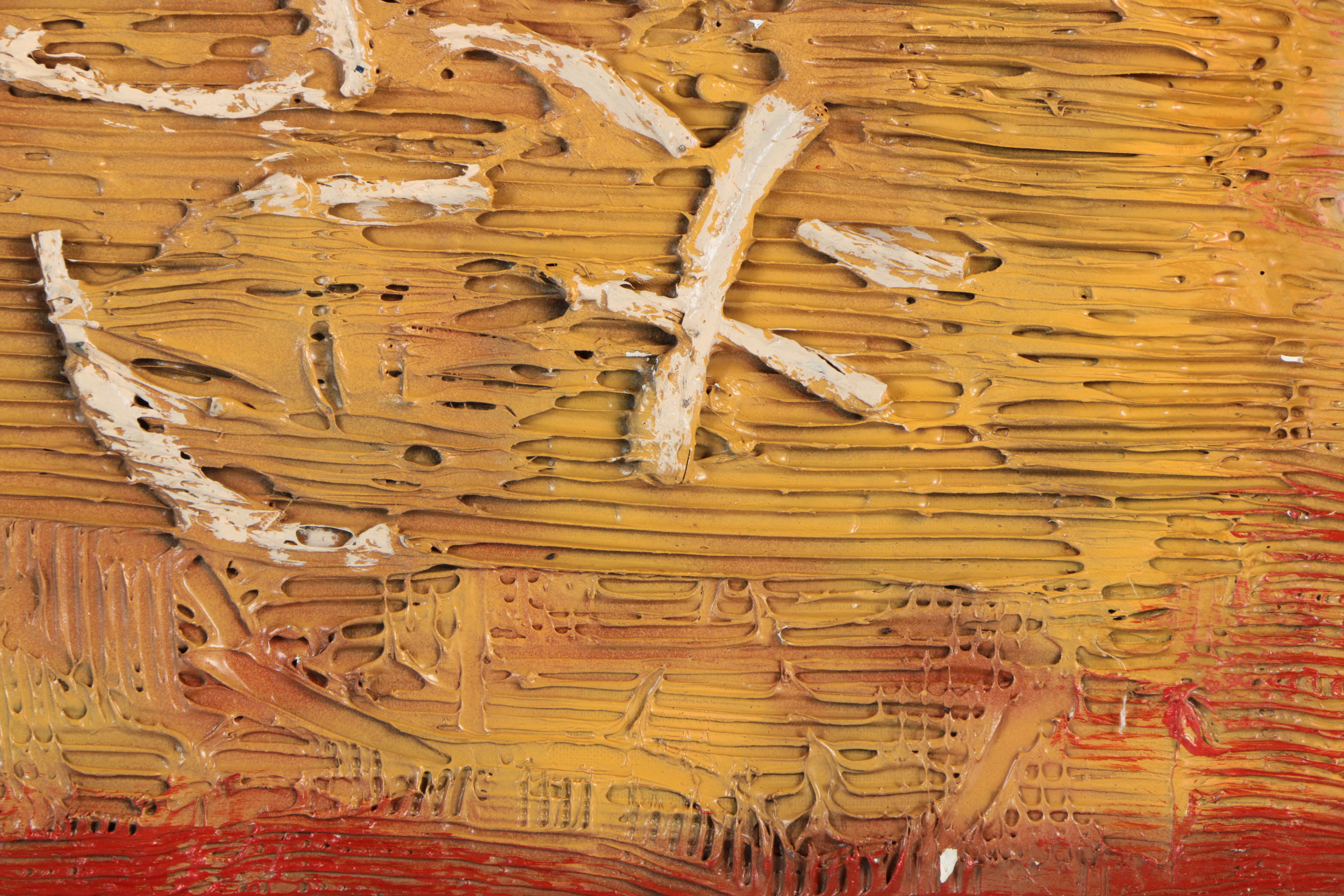 Ronald Ahlström Assorted Mixed Media Paintings on Canvas Board