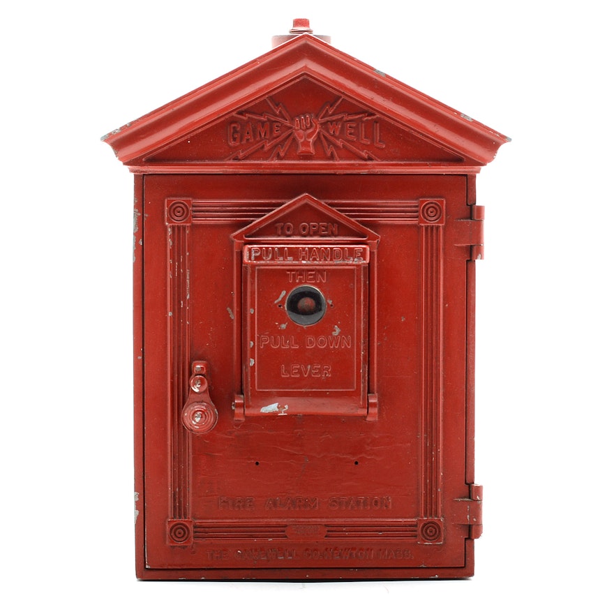 Vintage "Gamewell" Fire Alarm Box