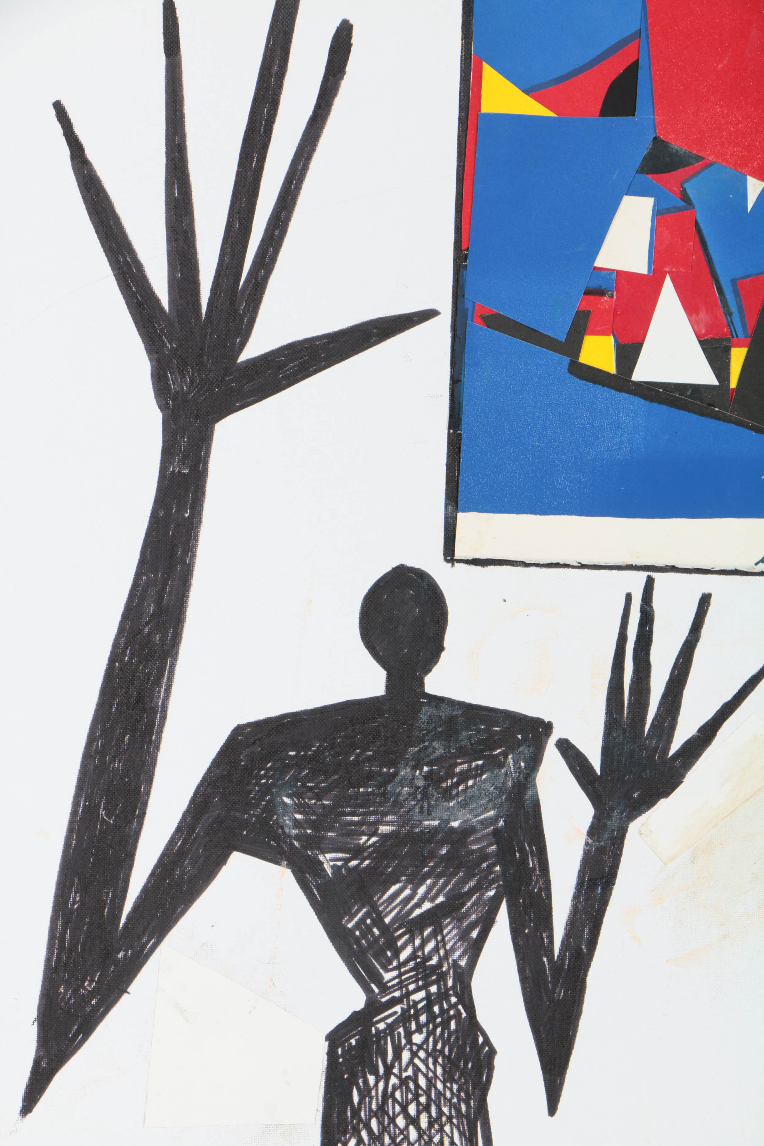 Collection of Ronald Ahlström Abstract Mixed Media Compositions on Canvas Boards