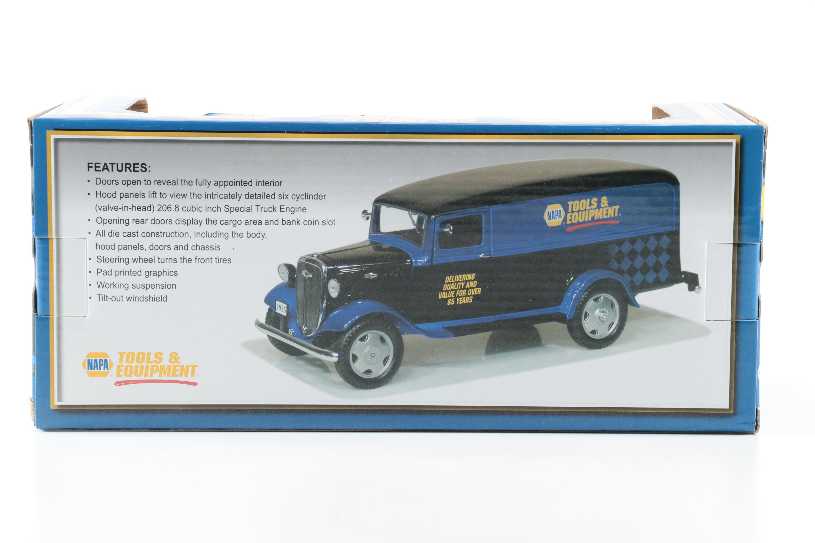 Pair of NAPA Branded Die Cast Metal Vans