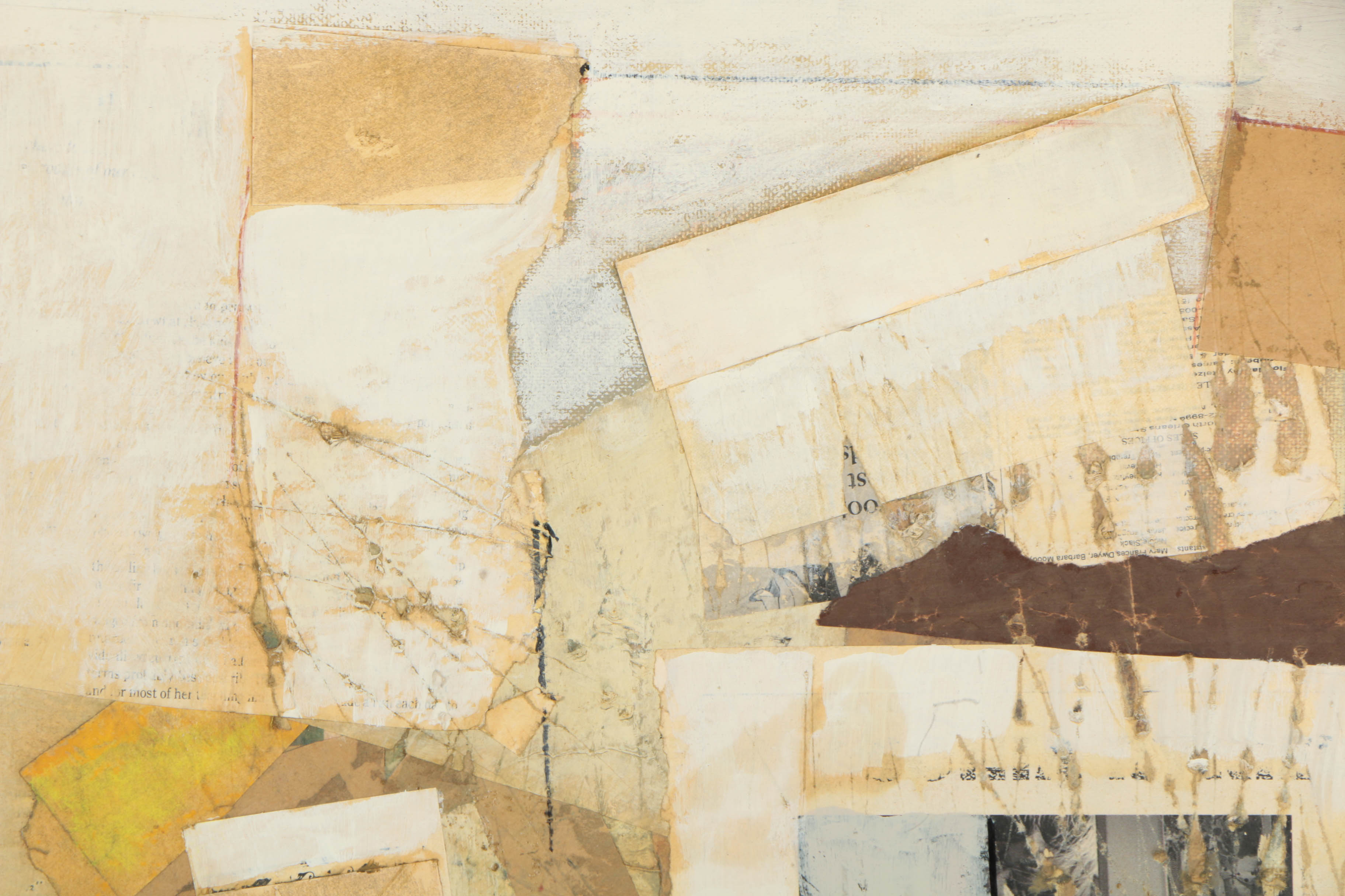 Collection of Ronald Ahlström Abstract Mixed Media Compositions on Canvas Boards