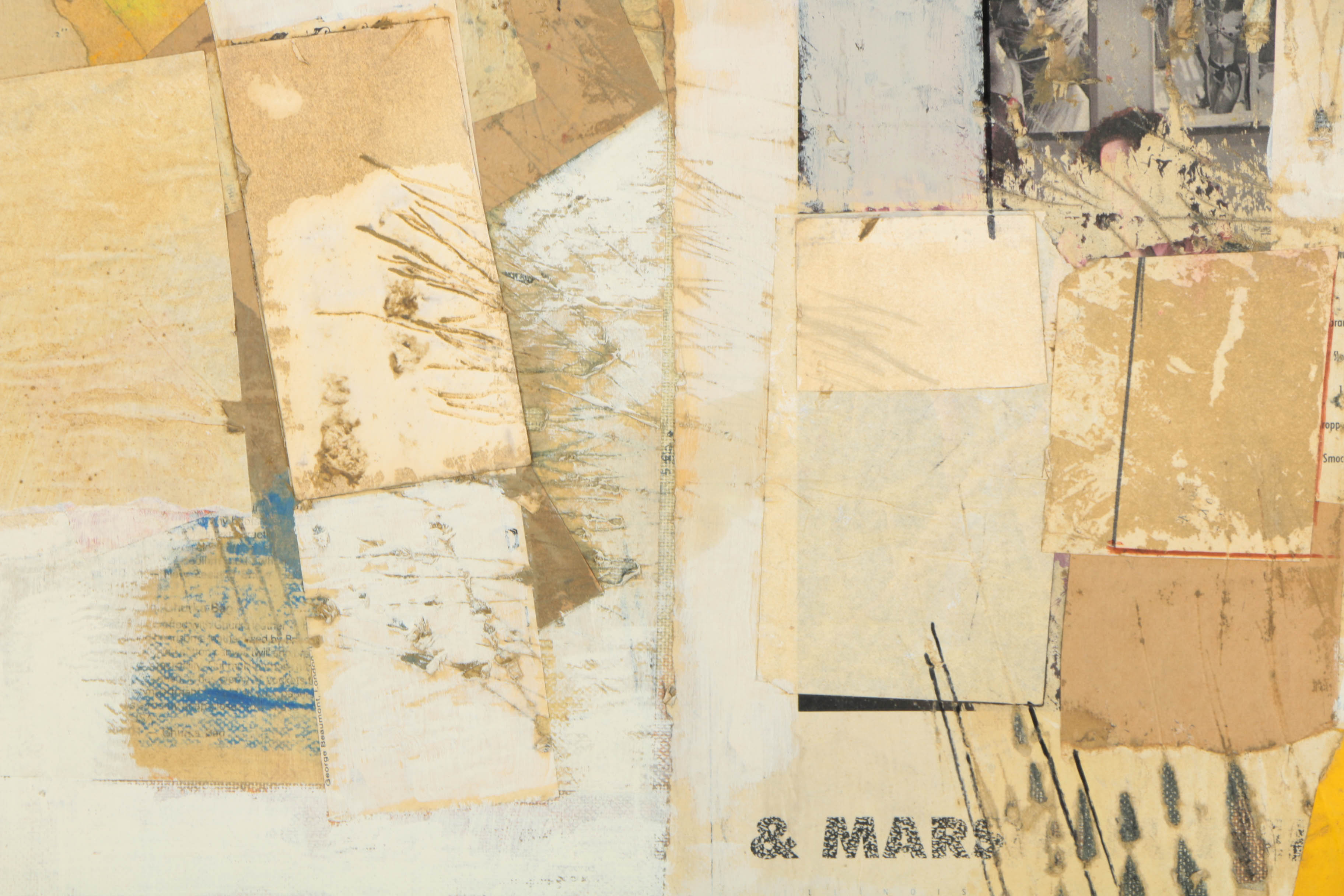 Collection of Ronald Ahlström Abstract Mixed Media Compositions on Canvas Boards