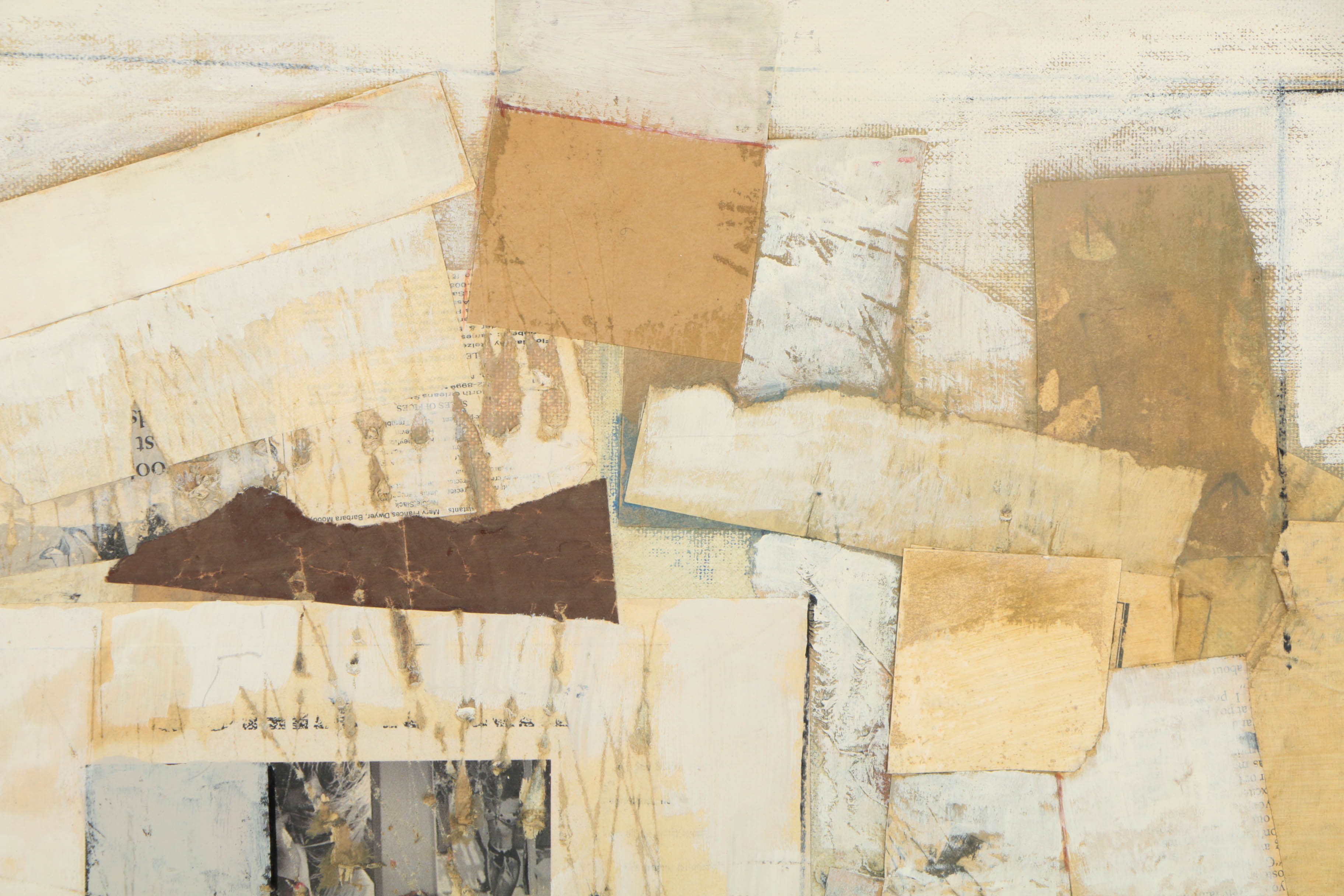 Collection of Ronald Ahlström Abstract Mixed Media Compositions on Canvas Boards