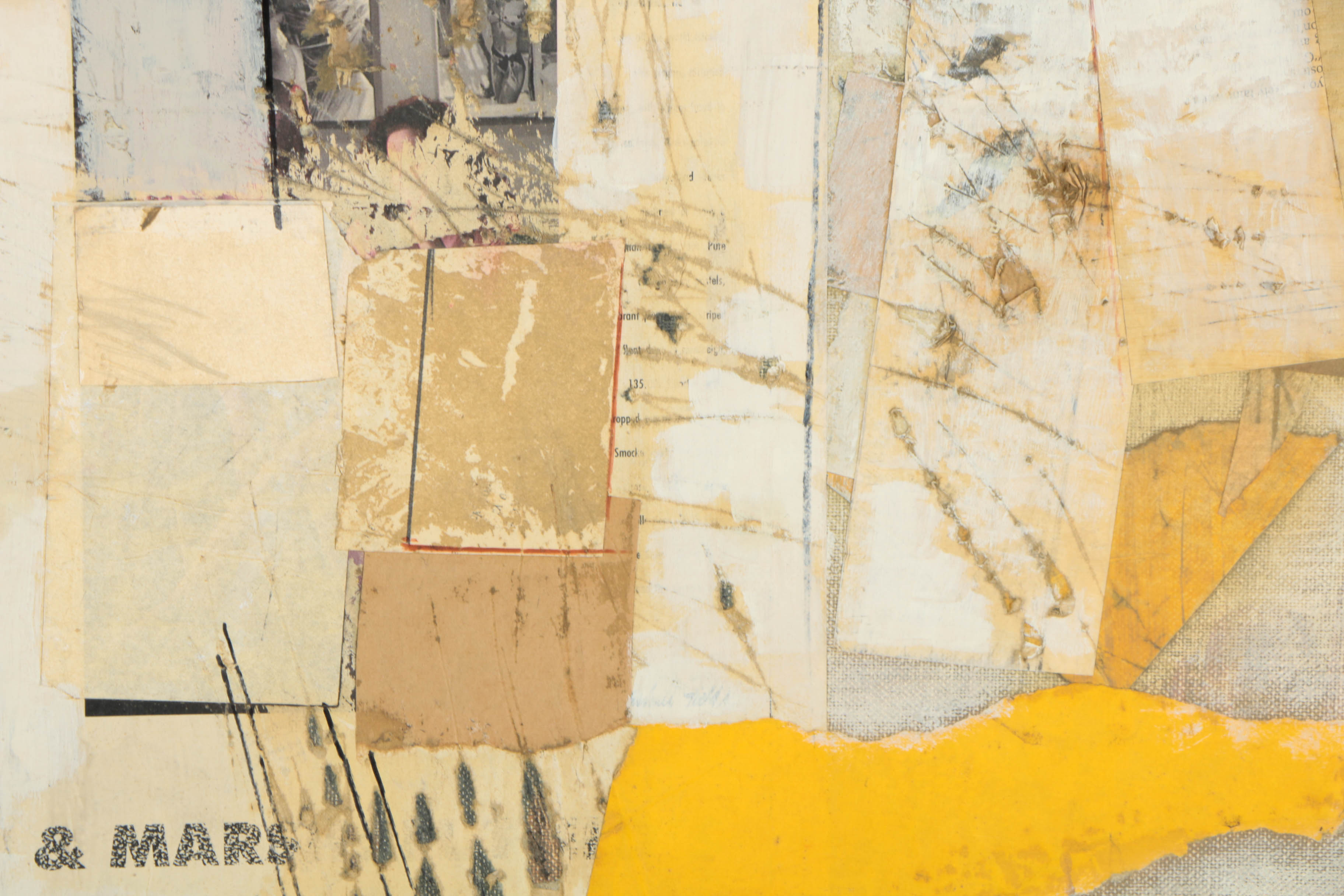 Collection of Ronald Ahlström Abstract Mixed Media Compositions on Canvas Boards