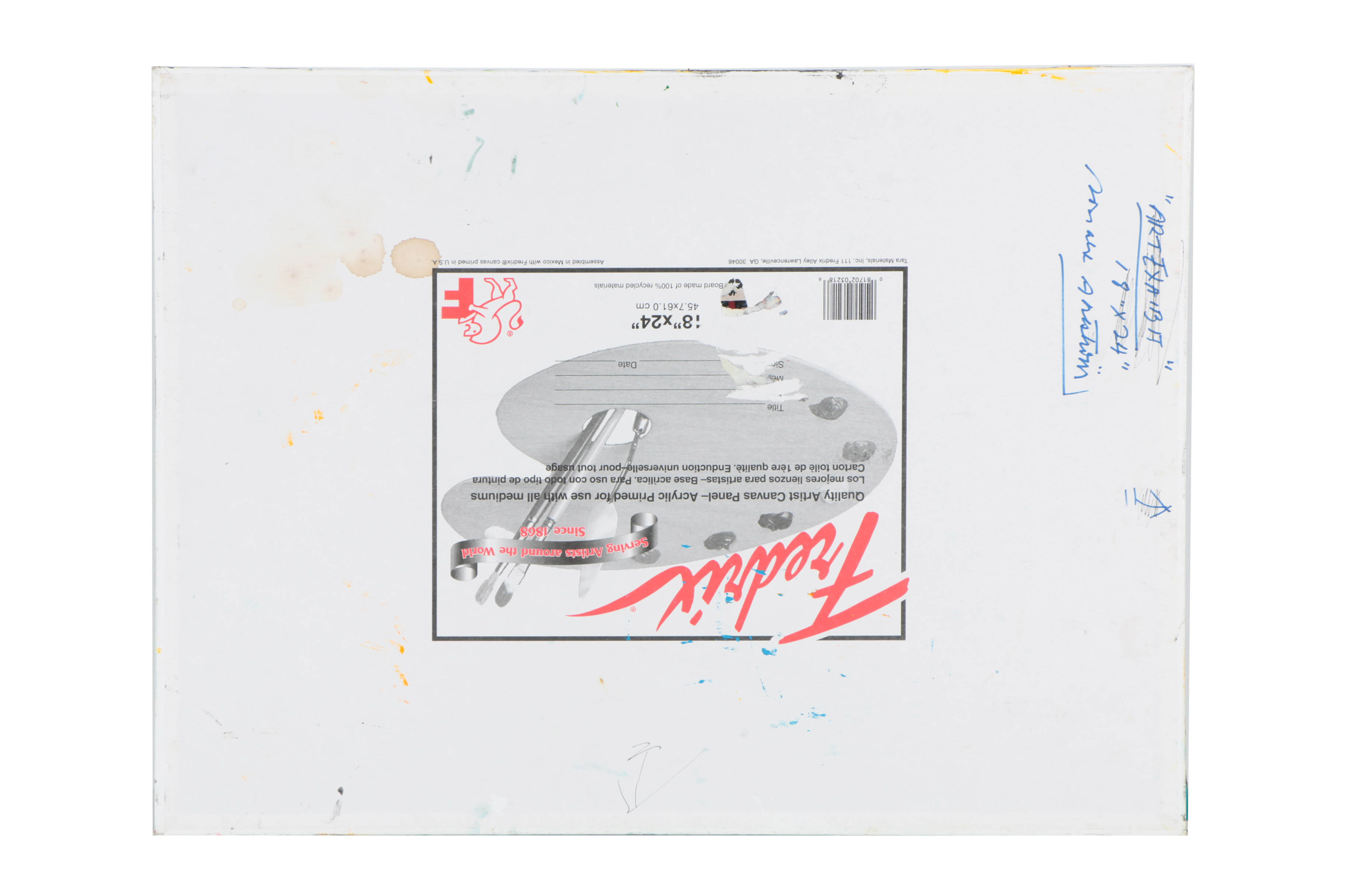 Collection of Ronald Ahlström Abstract Mixed Media Compositions on Canvas Boards