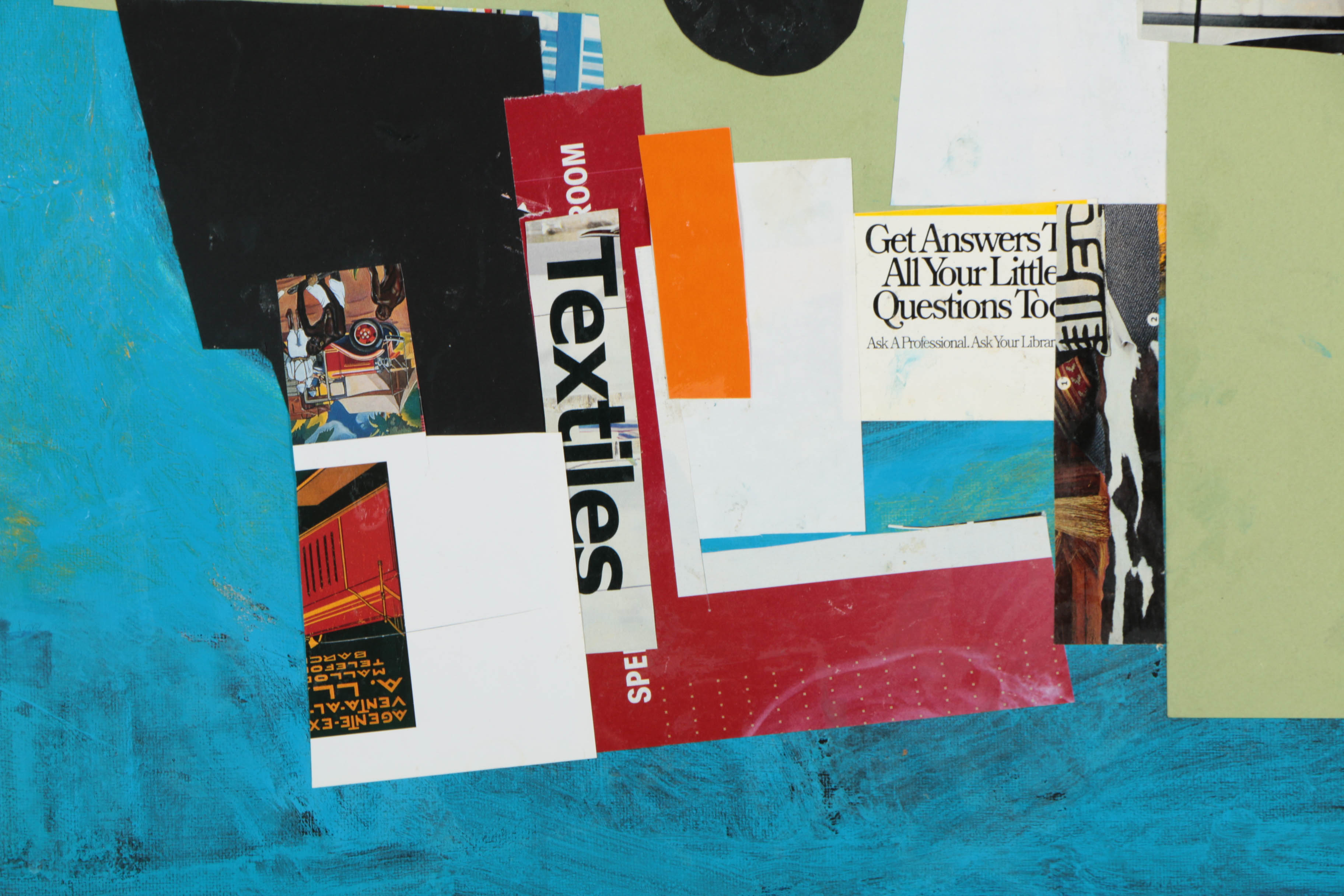 Collection of Ronald Ahlström Abstract Mixed Media Compositions on Canvas Boards