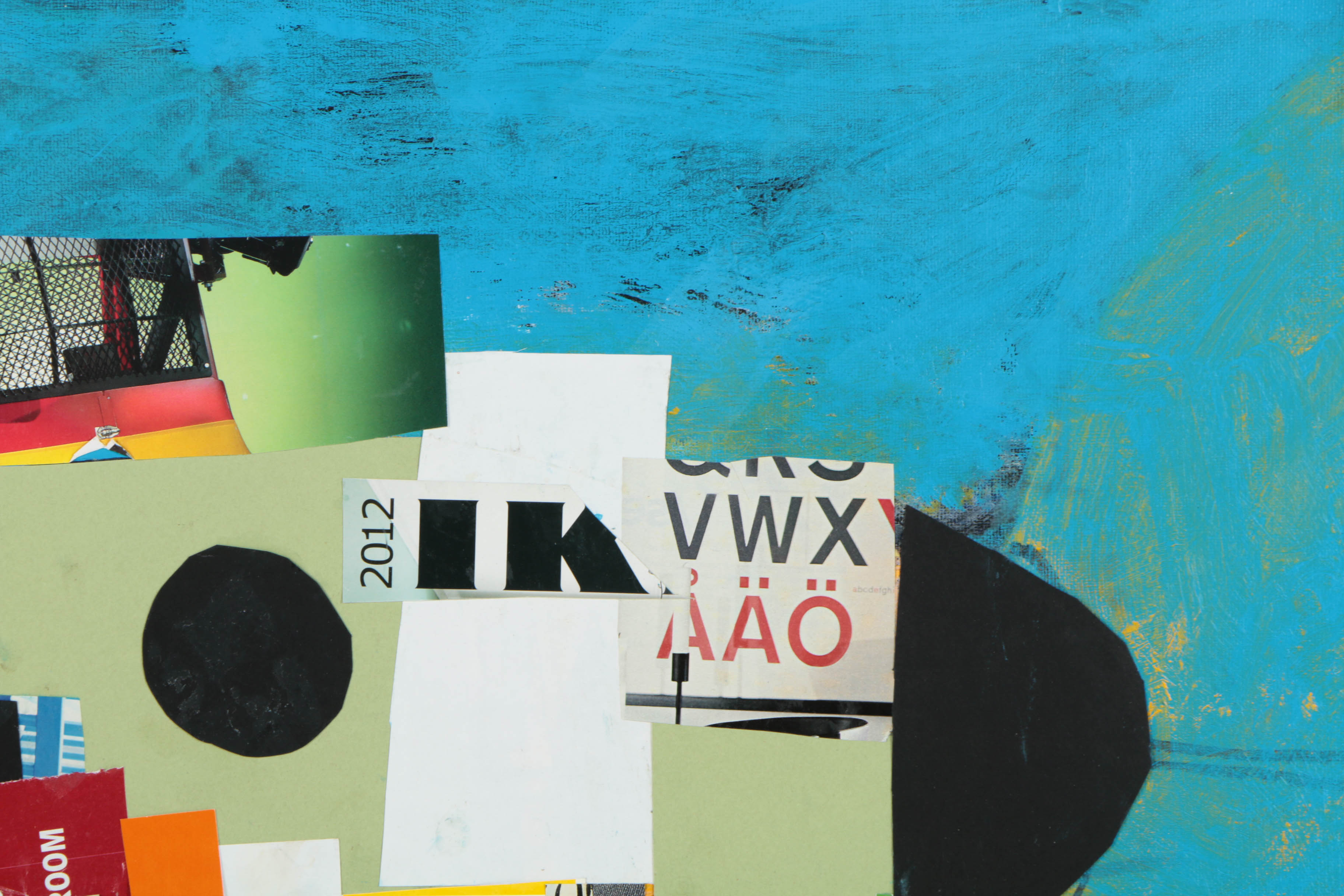 Collection of Ronald Ahlström Abstract Mixed Media Compositions on Canvas Boards