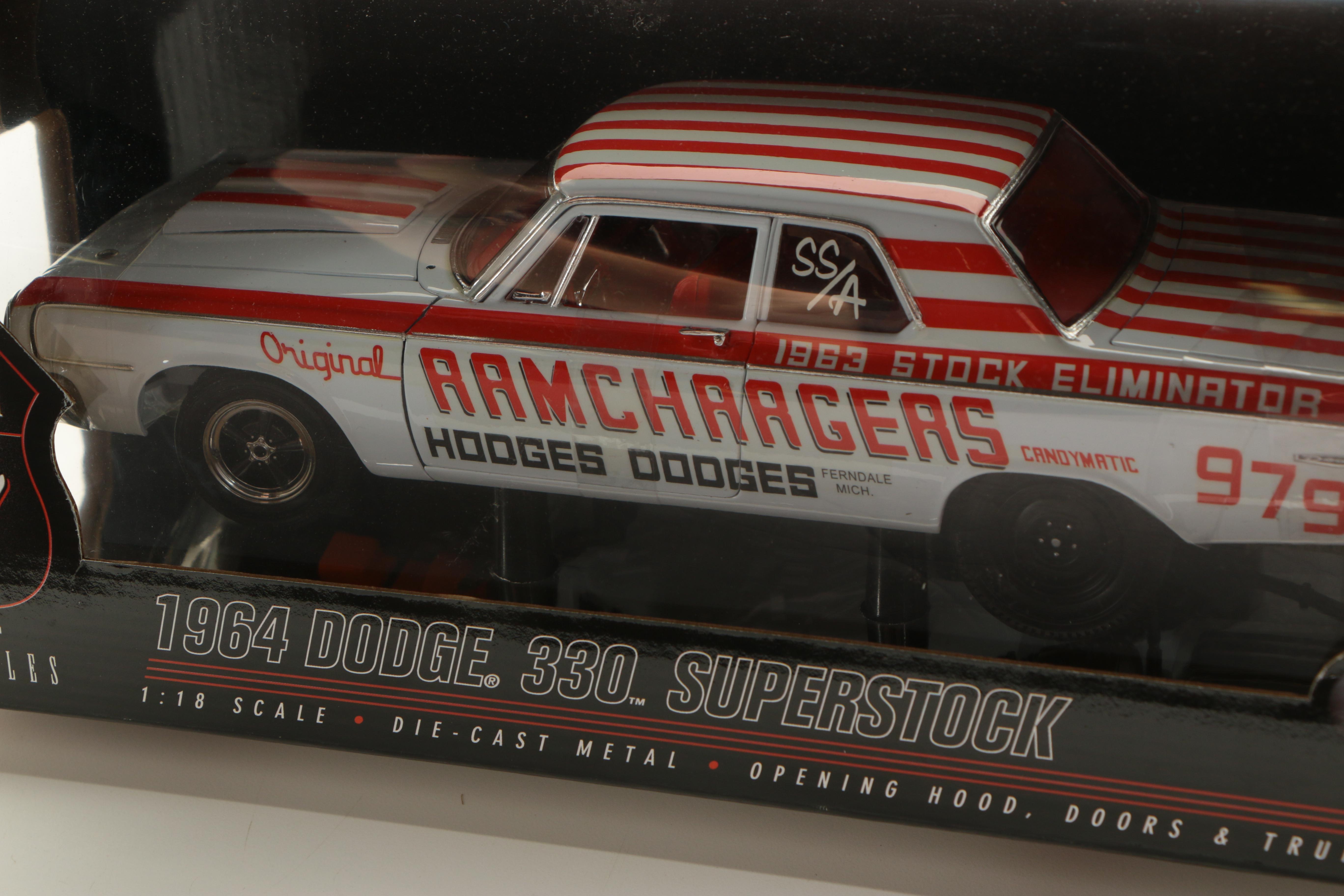 Highway 61 Collectibles 1964 Dodge 330 Superstock Die Cast Cars