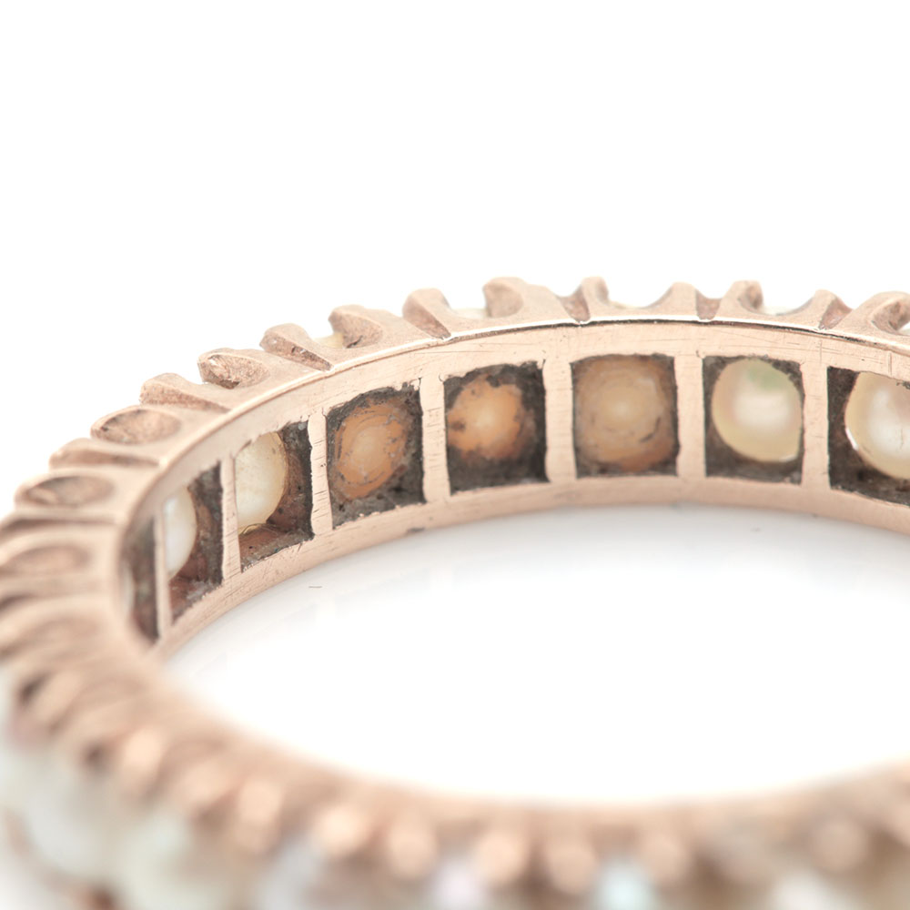 14K Yellow Gold Pearl Ring