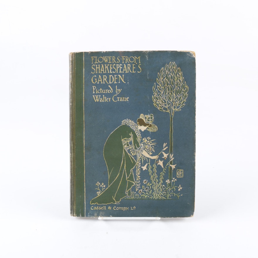 1906 "Flowers from Shakespeare's Garden" Illustrated by Walter Crane