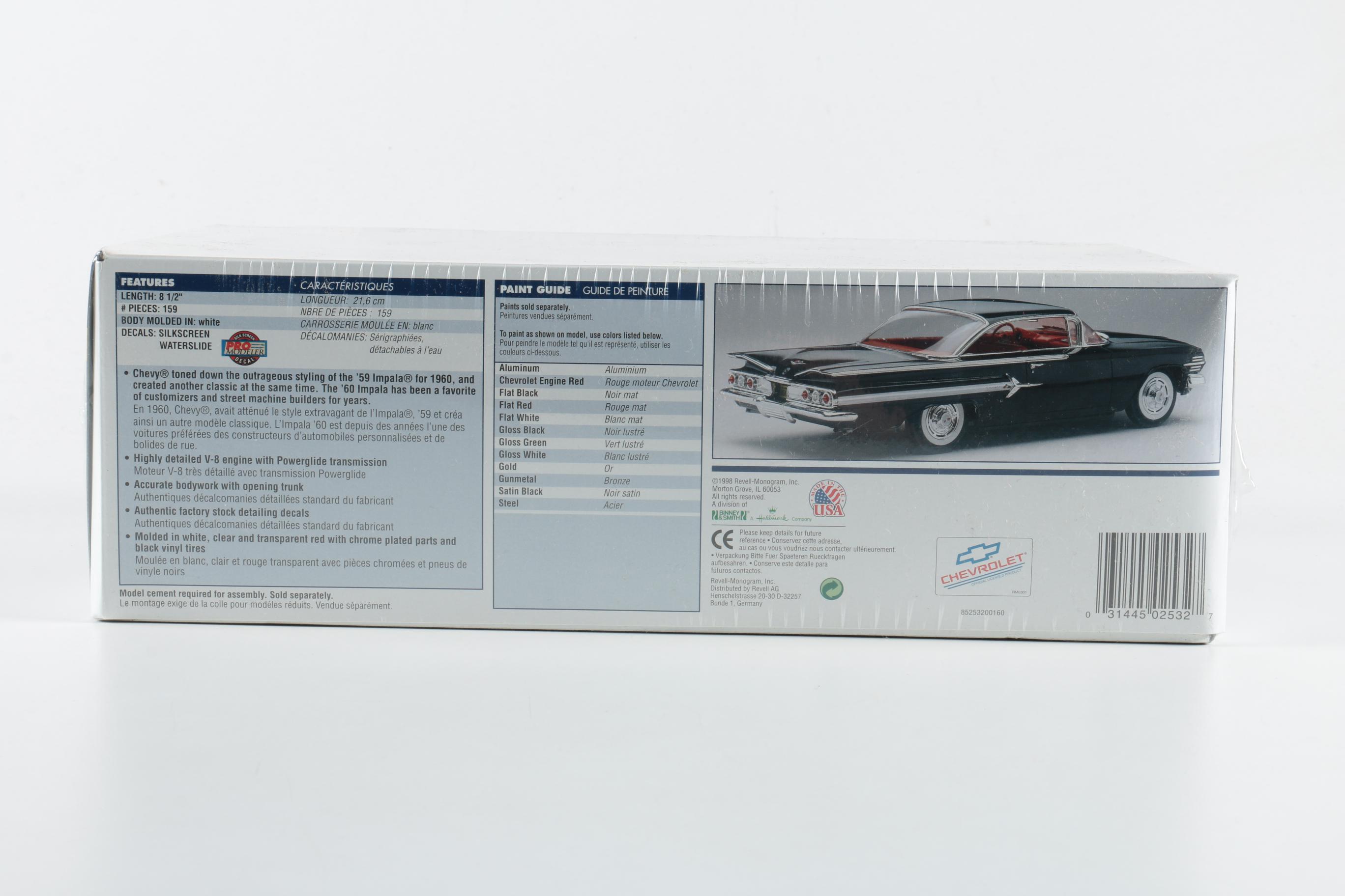 AMT and Revell 1960s Chevy Impala Model Kits