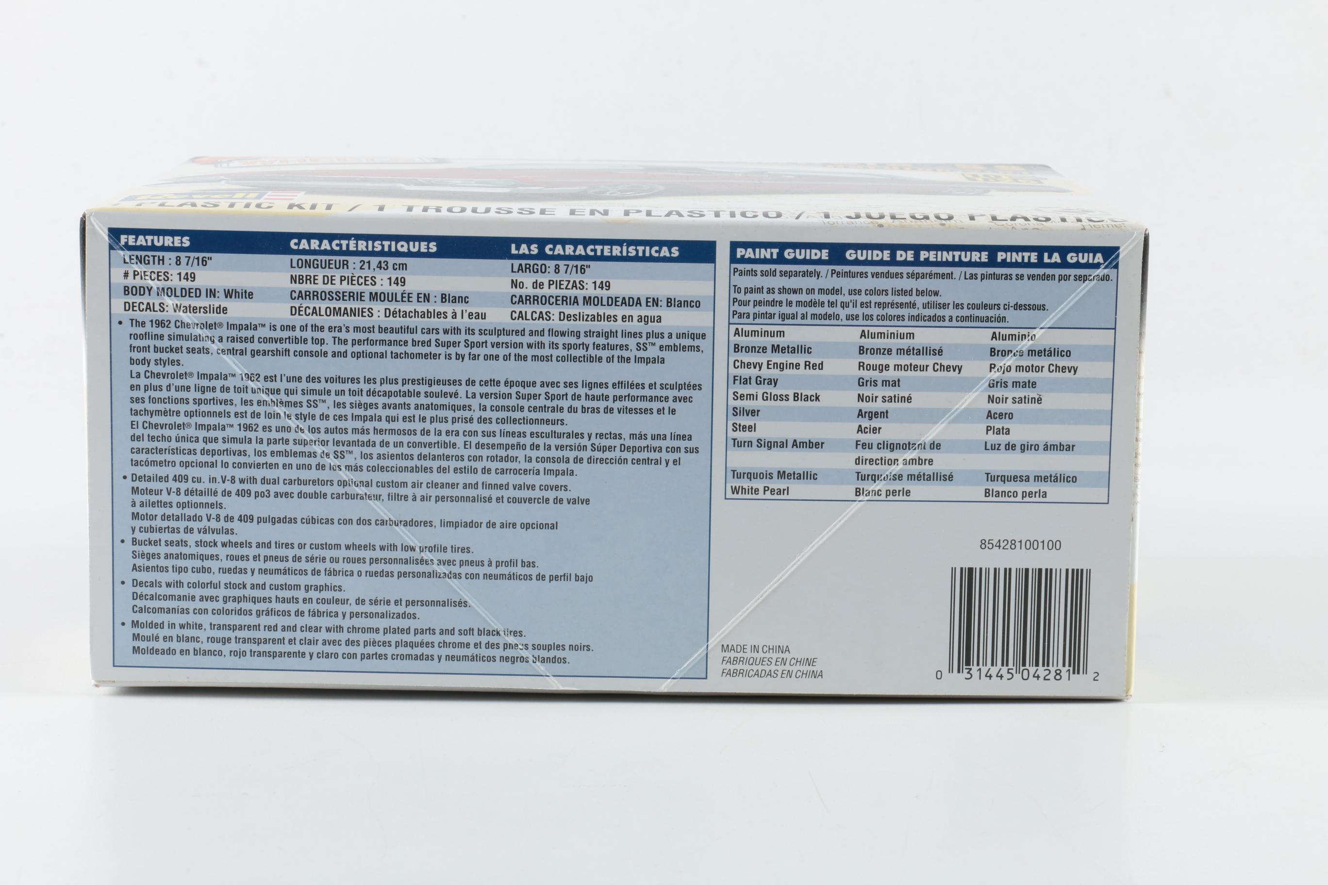 AMT and Revell 1960s Chevy Impala Model Kits