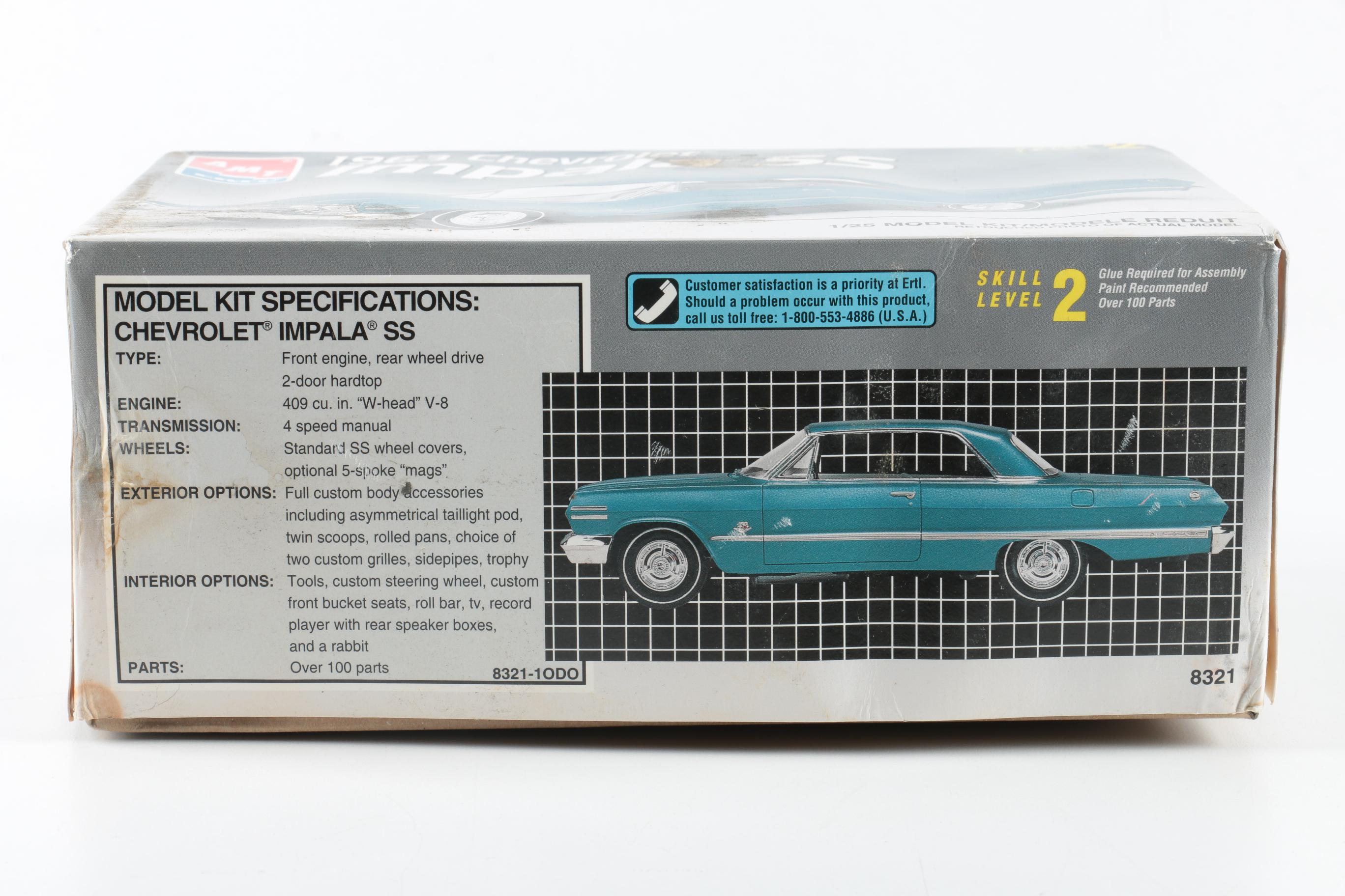 AMT and Revell 1960s Chevy Impala Model Kits