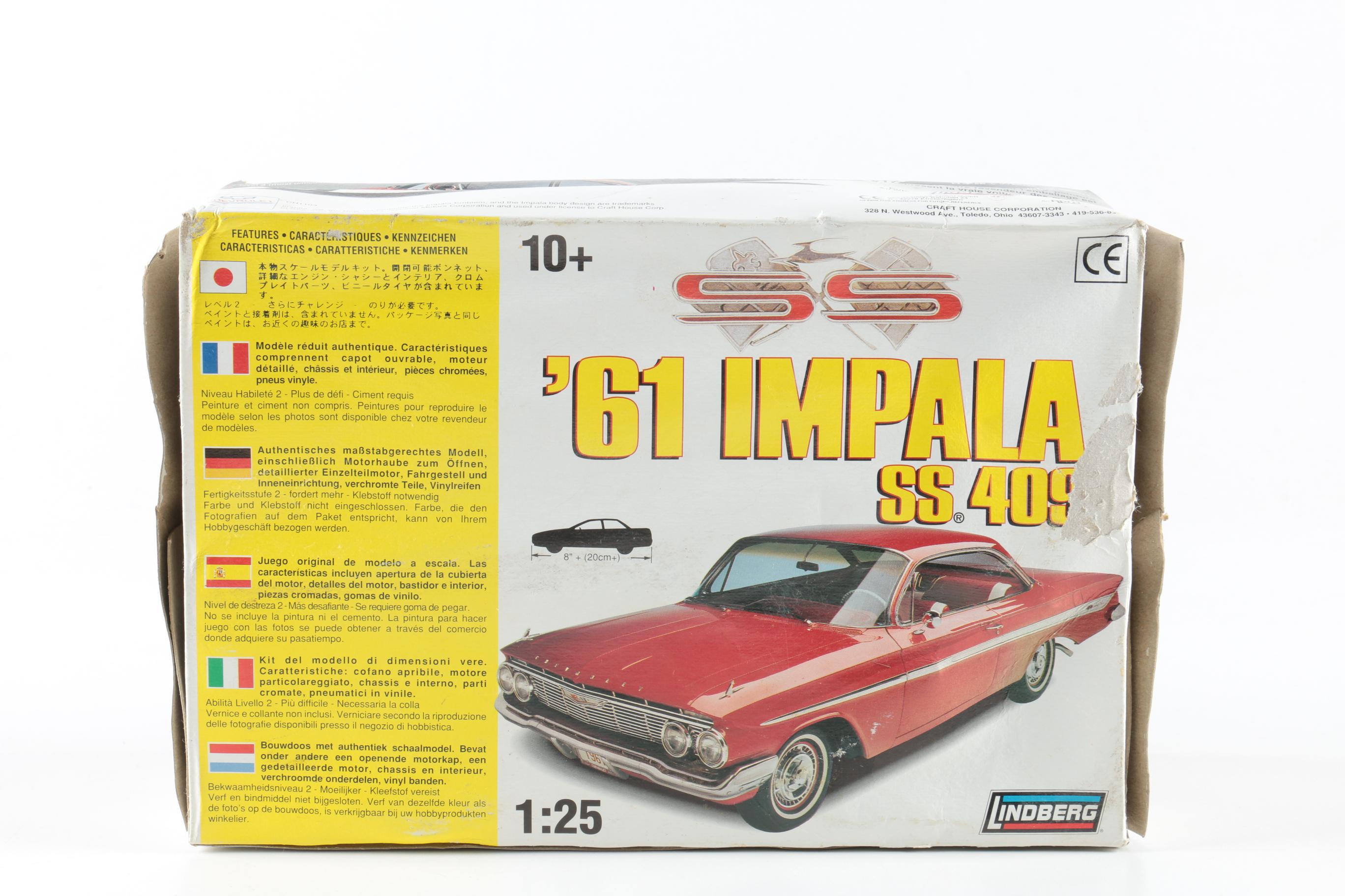 AMT and Revell 1960s Chevy Impala Model Kits
