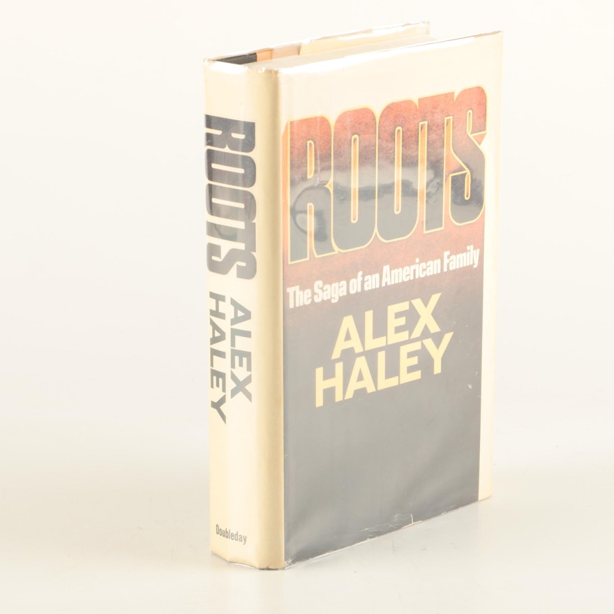 1976 Signed First Edition "Roots: The Saga of an American Family" by Alex Haley