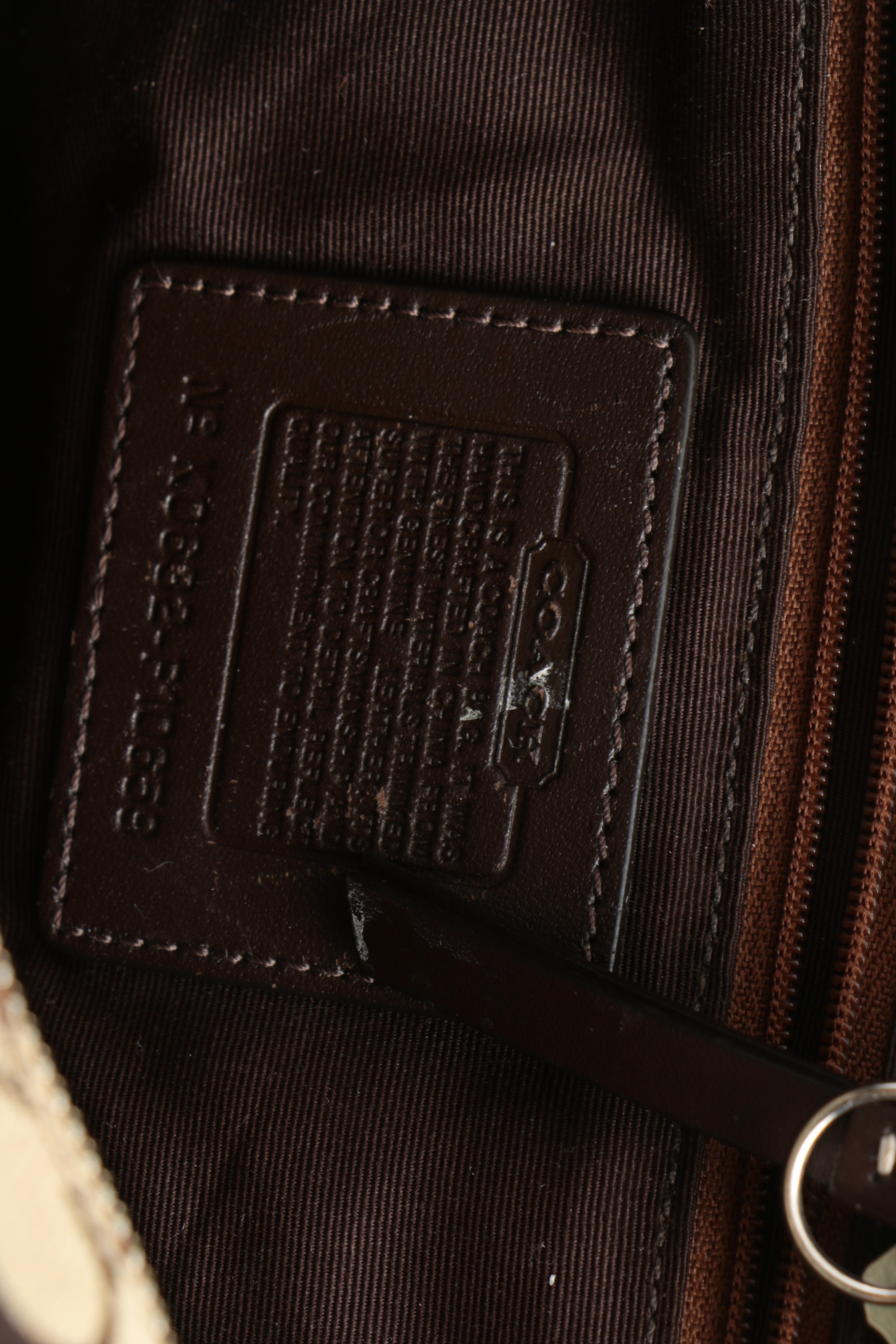 Coach Signature Jacquard Tote