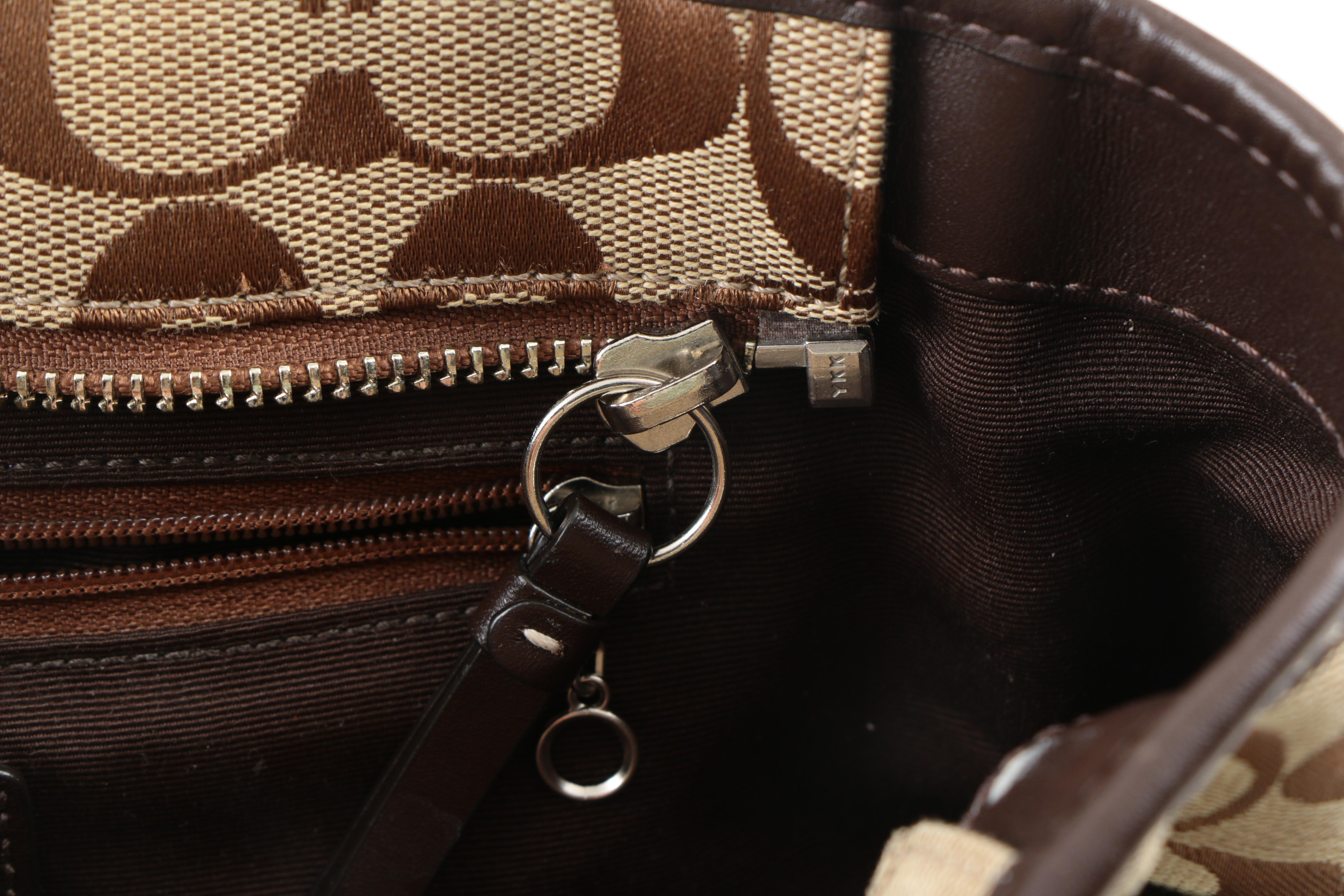 Coach Signature Jacquard Tote