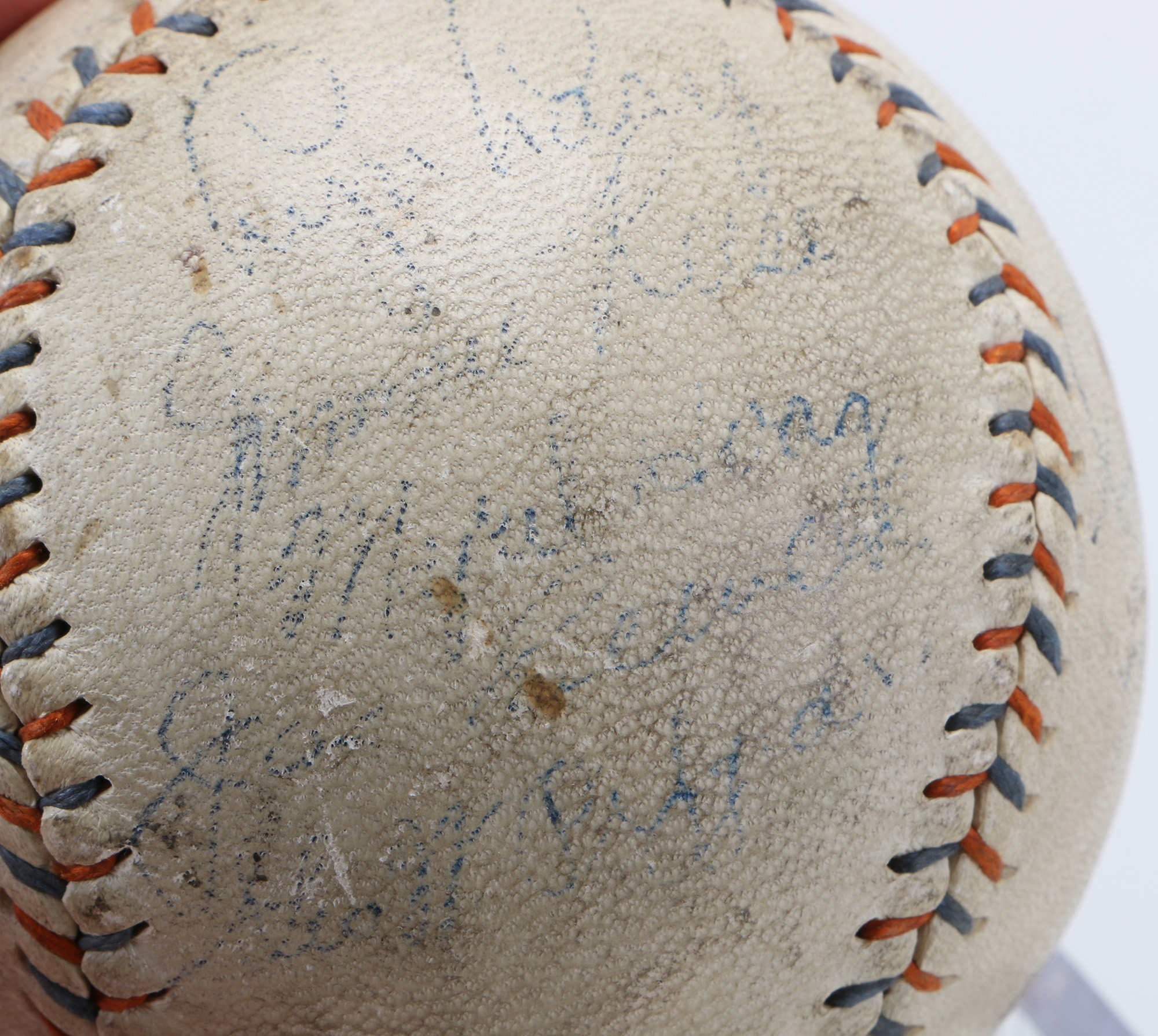 1931 Yankees Signed Baseball Including Babe Ruth and Lou Gehrig