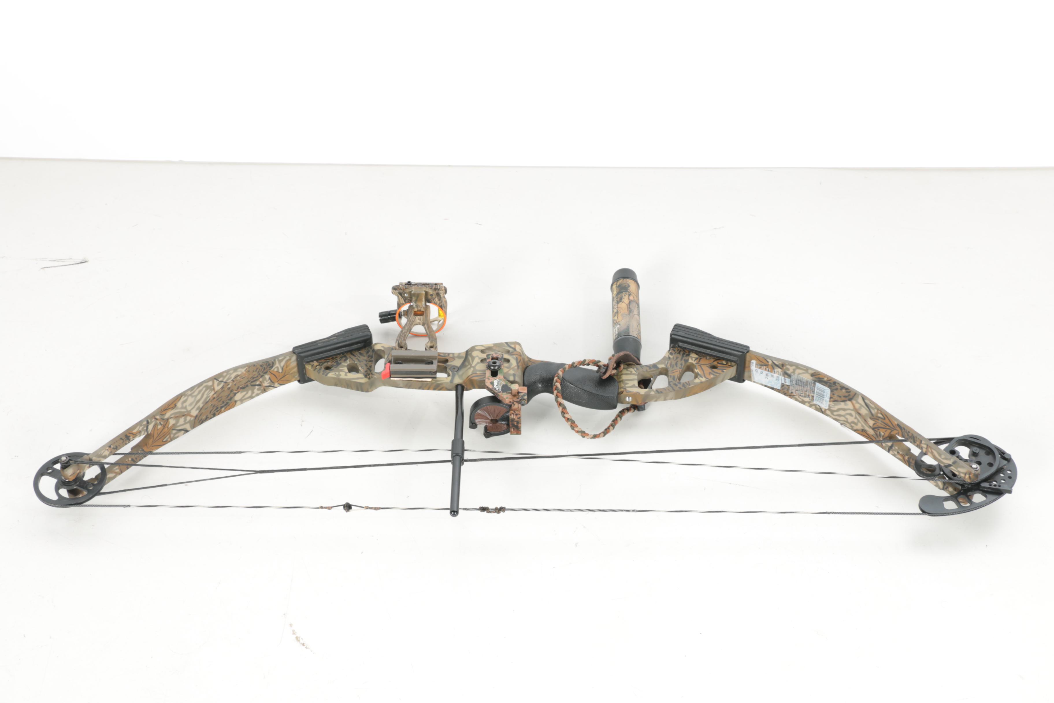 PSE Diamondback Compound Bow with Arrows and Case