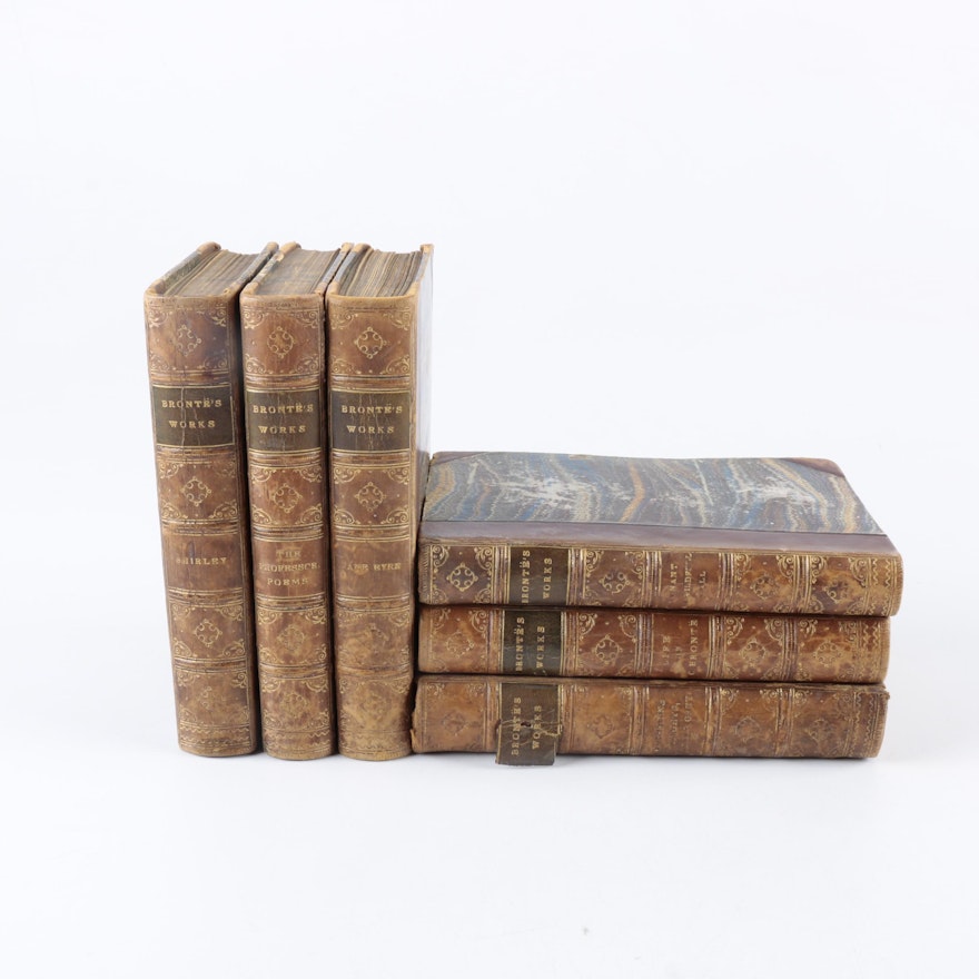 1880s "Brontë's Works" Six-Volume Collection