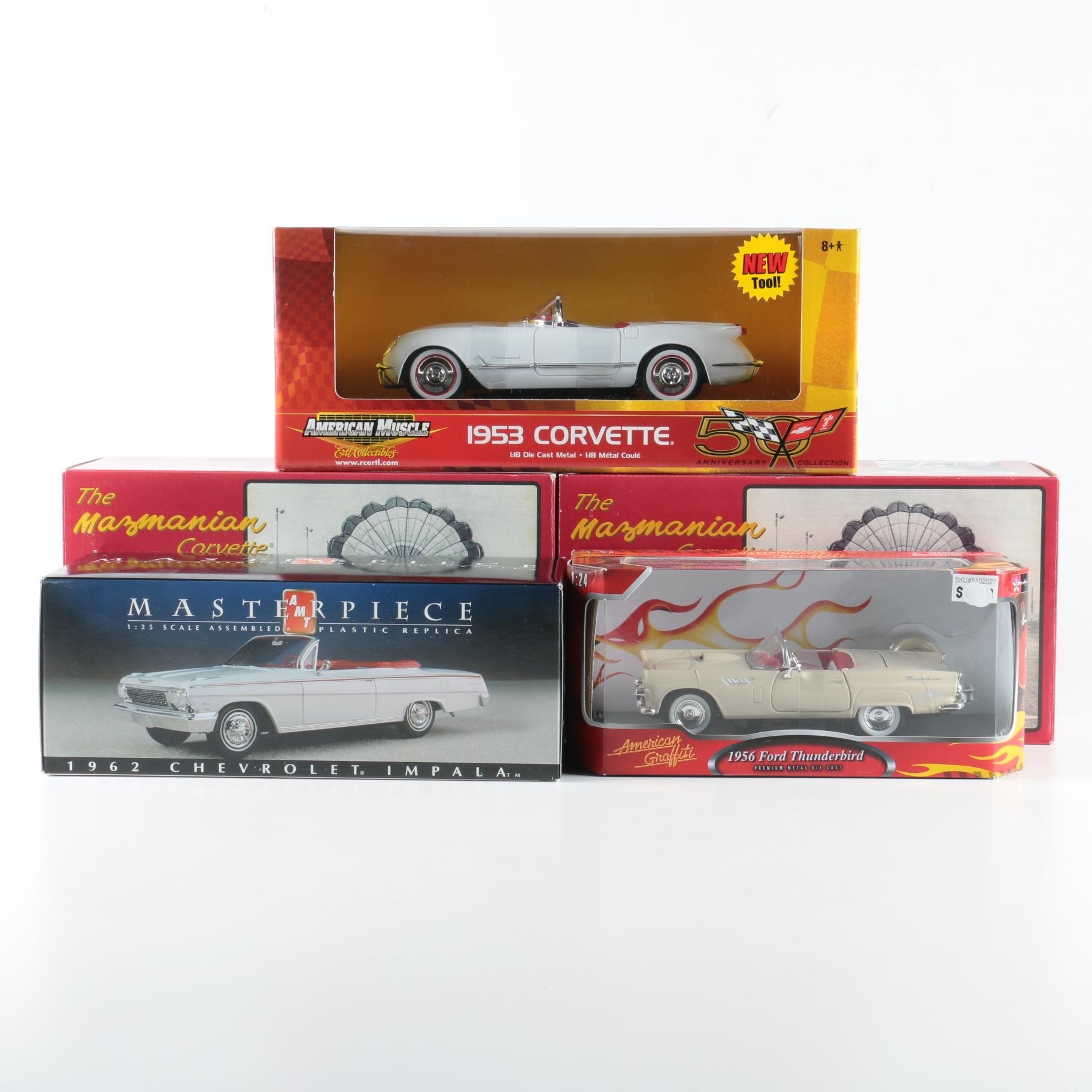 Collection of Die Cast Vintage Cars