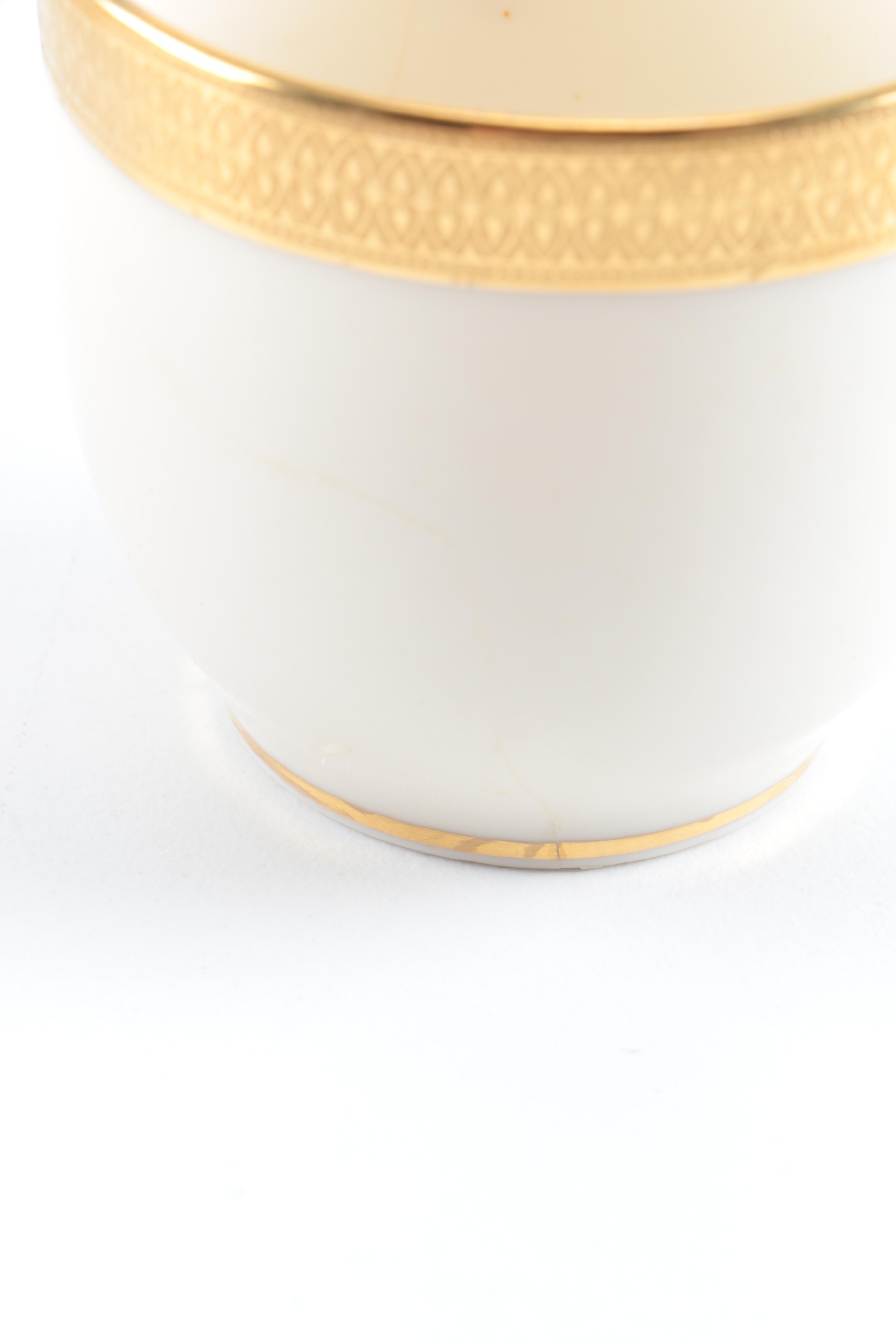 Lenox "Lowell" Teacups and Saucers