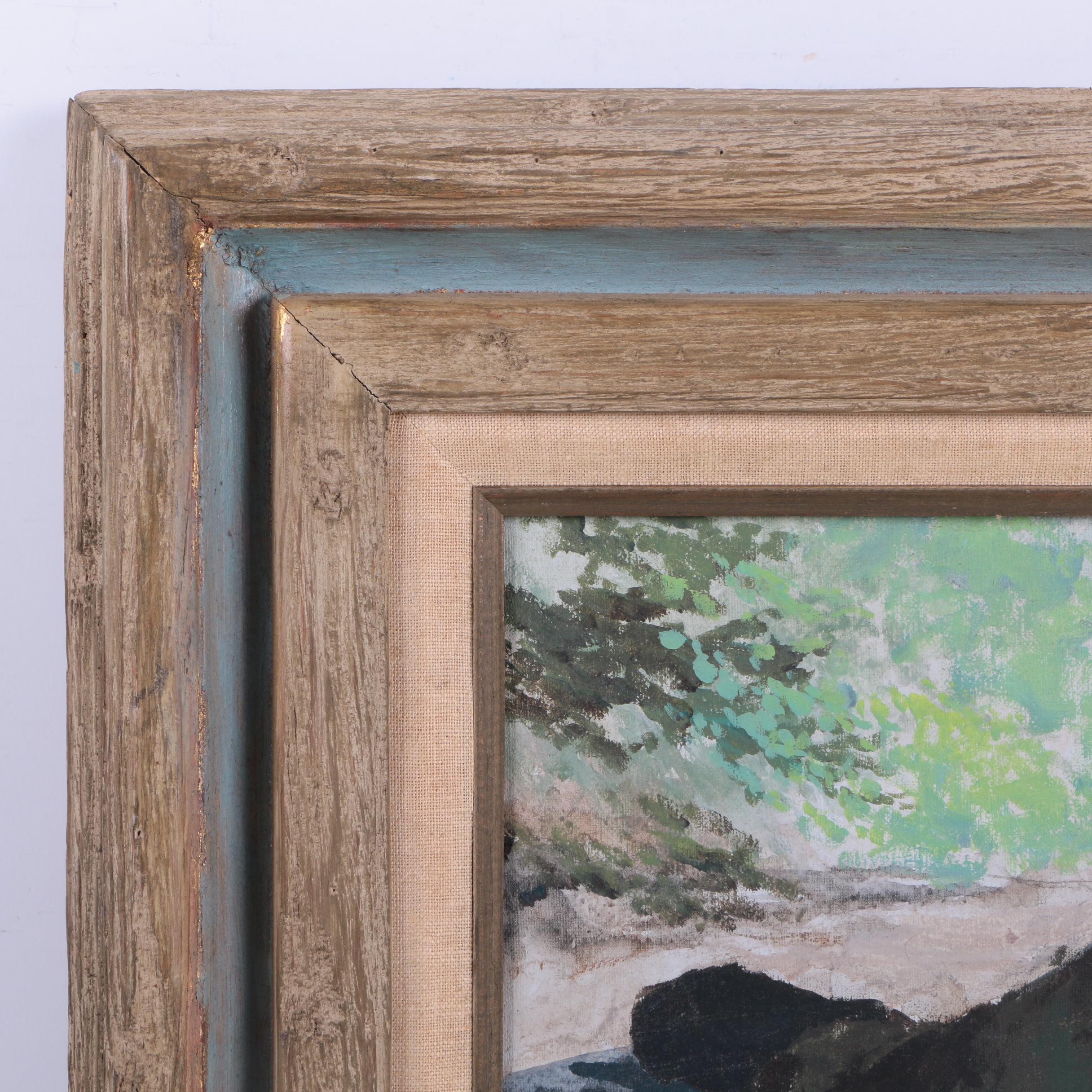 Oil Painting of Sleeping Man