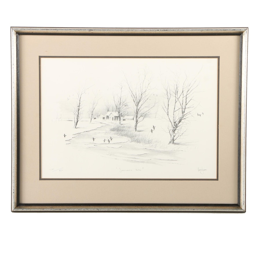 Signed Limited Edition Lithograph "January 16th"