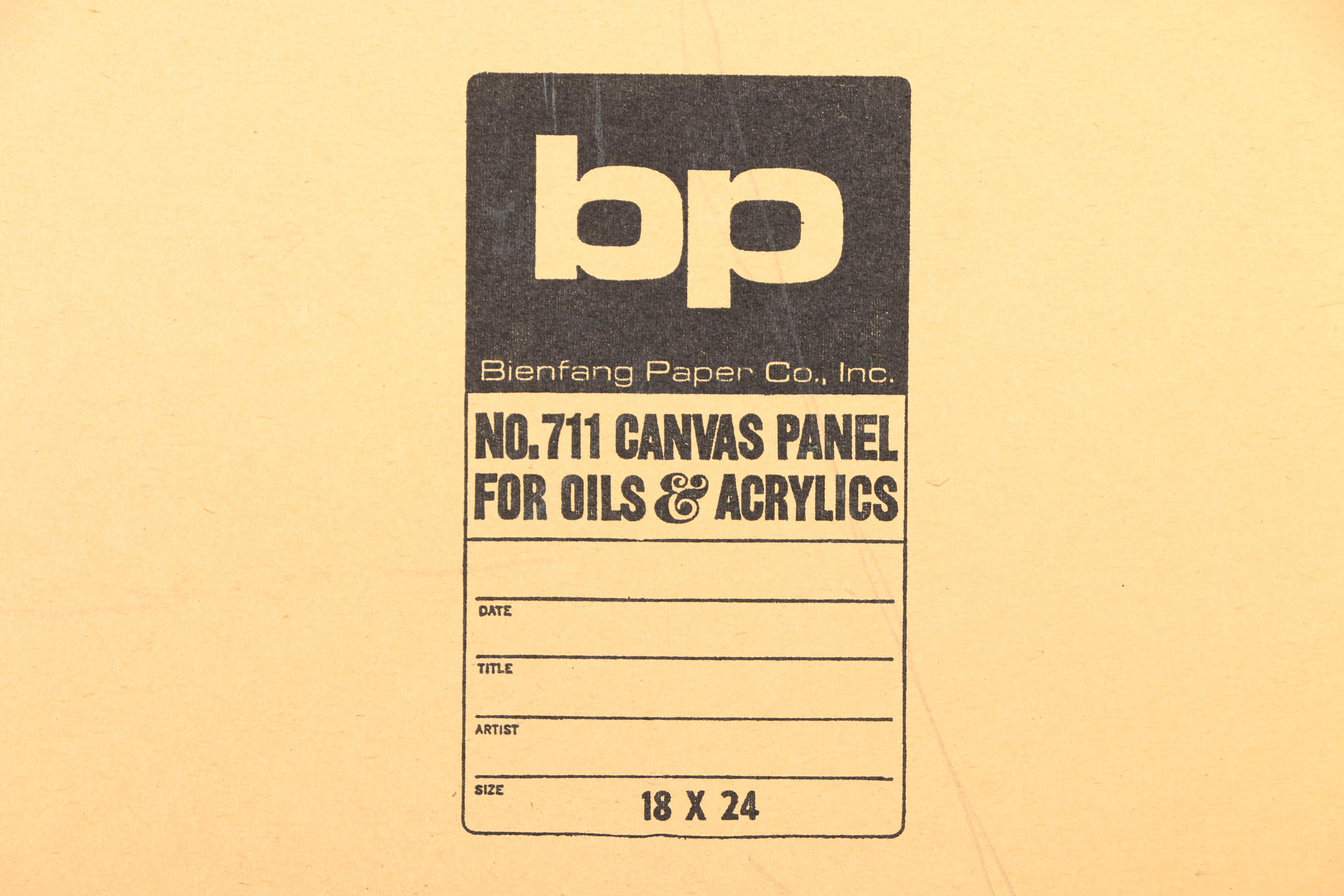 Oil Paintings of a Floral Bouquet and a Landscape