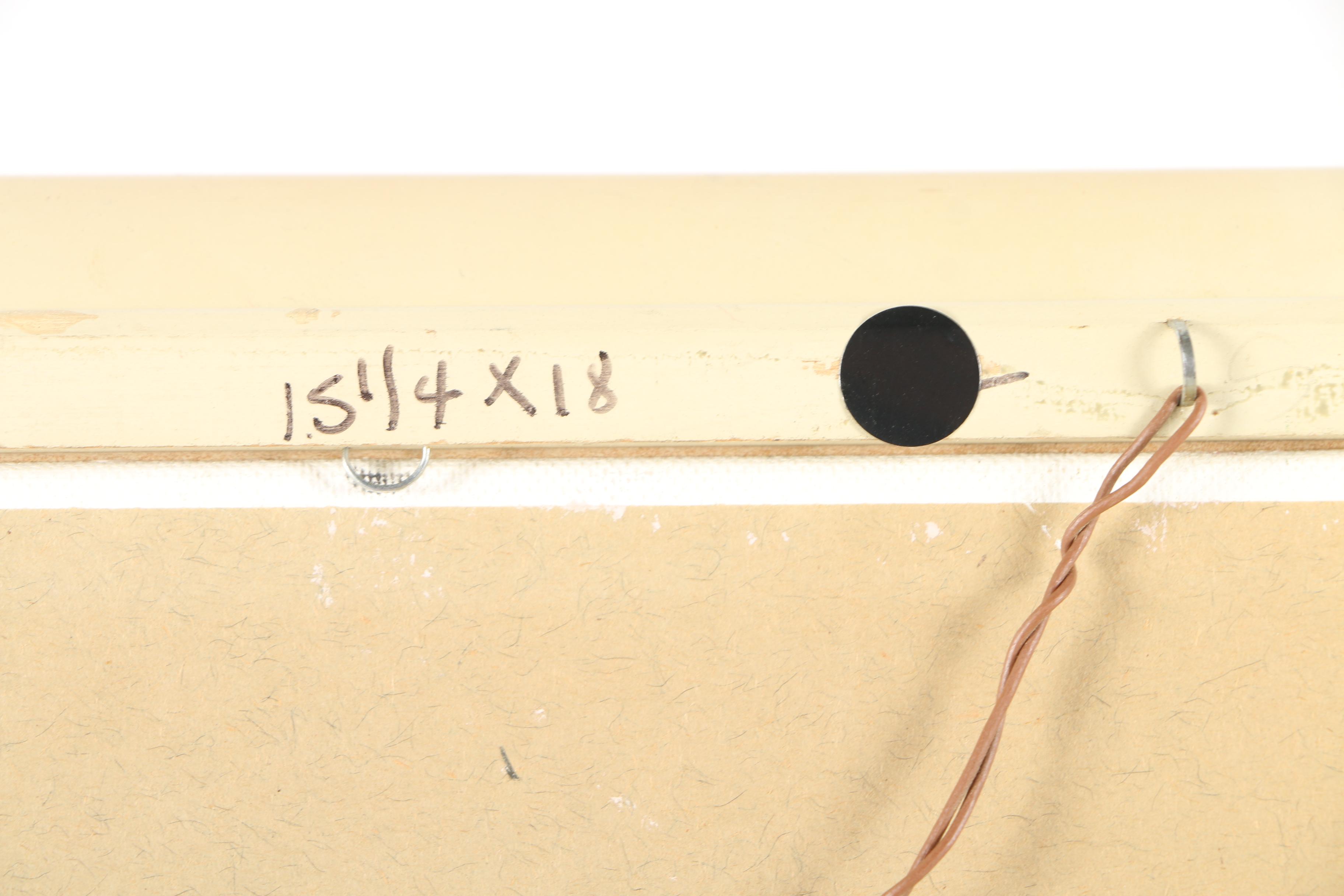 Oil Paintings of a Floral Bouquet and a Landscape