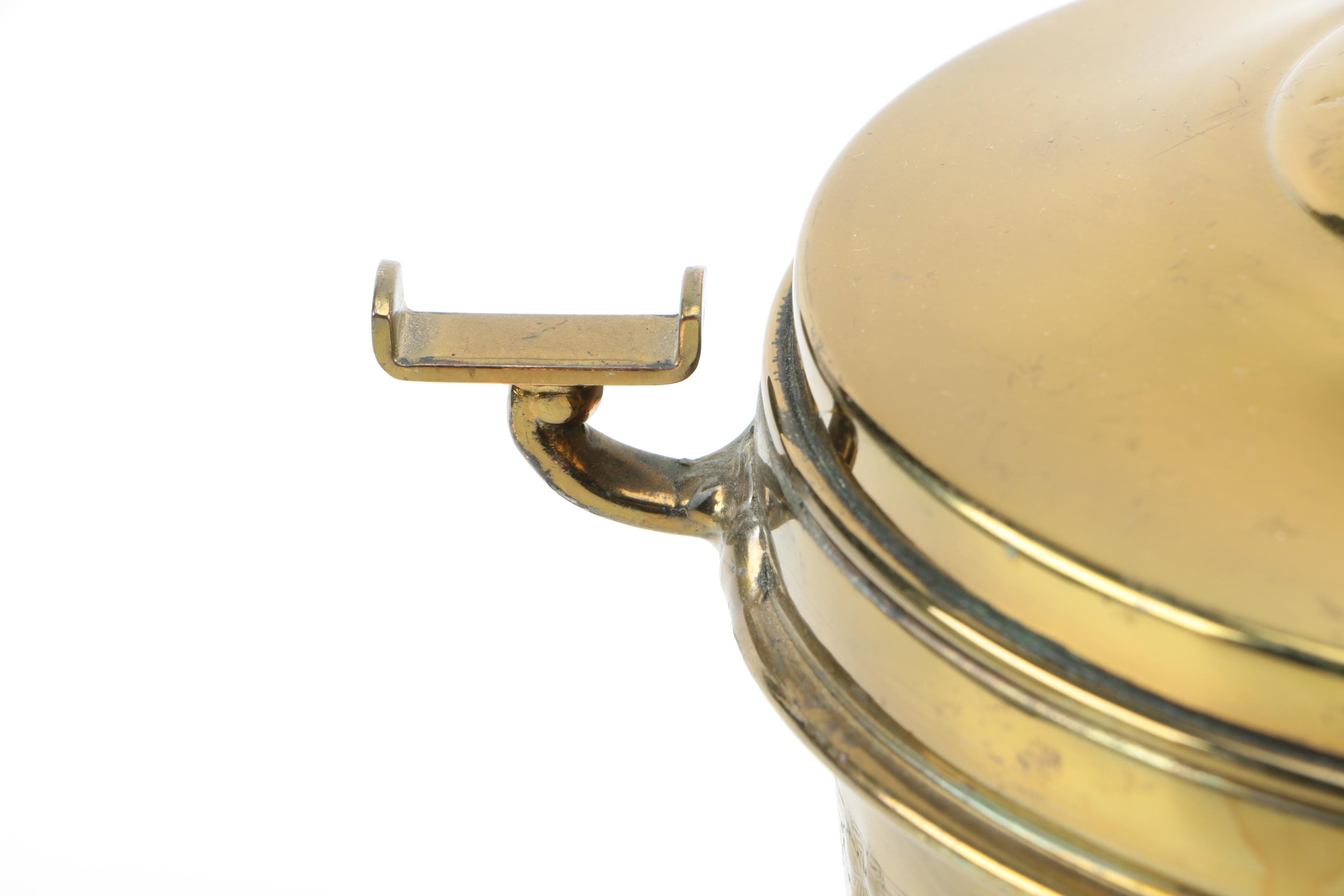 Bernard Rice's Sons Apollo Electro-Plated Brass Ice Bucket