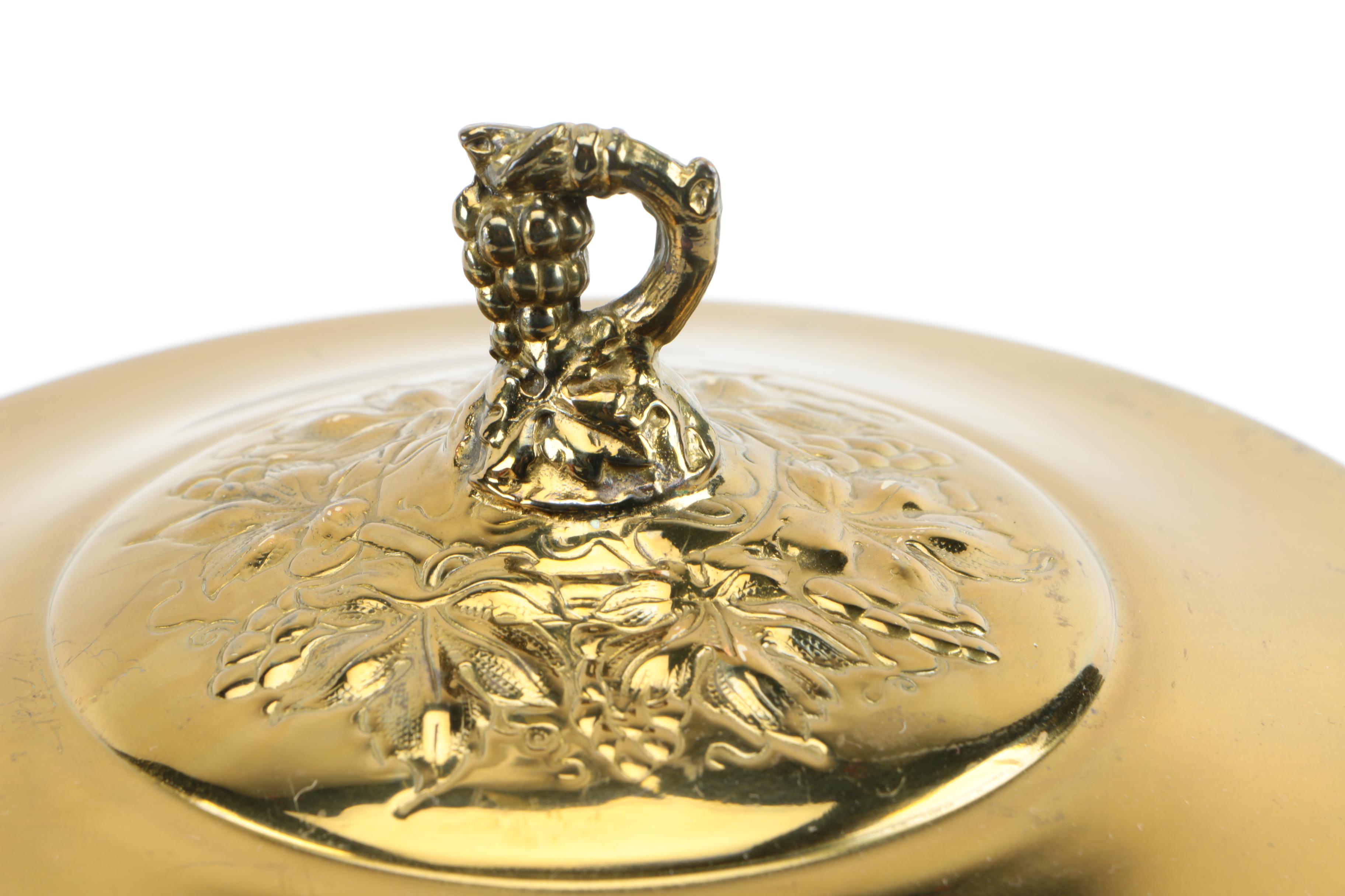 Bernard Rice's Sons Apollo Electro-Plated Brass Ice Bucket