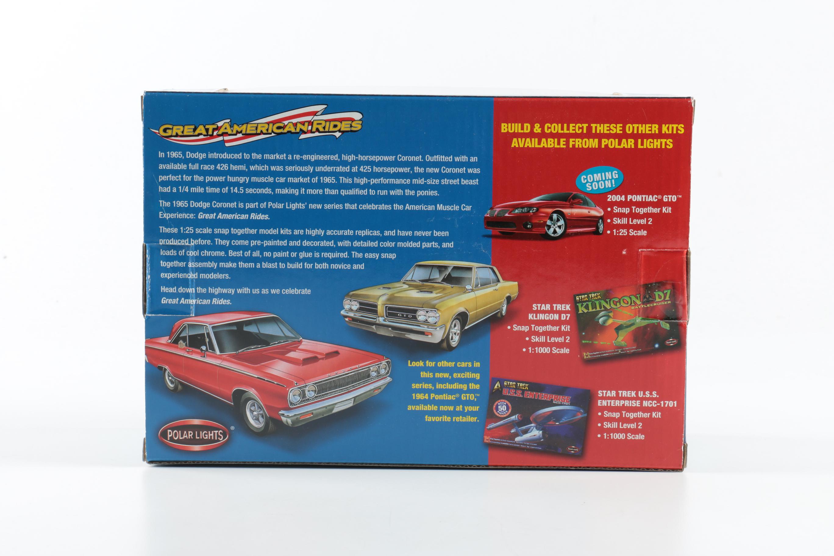 Polar Lights "Great American Rides" Model Cars