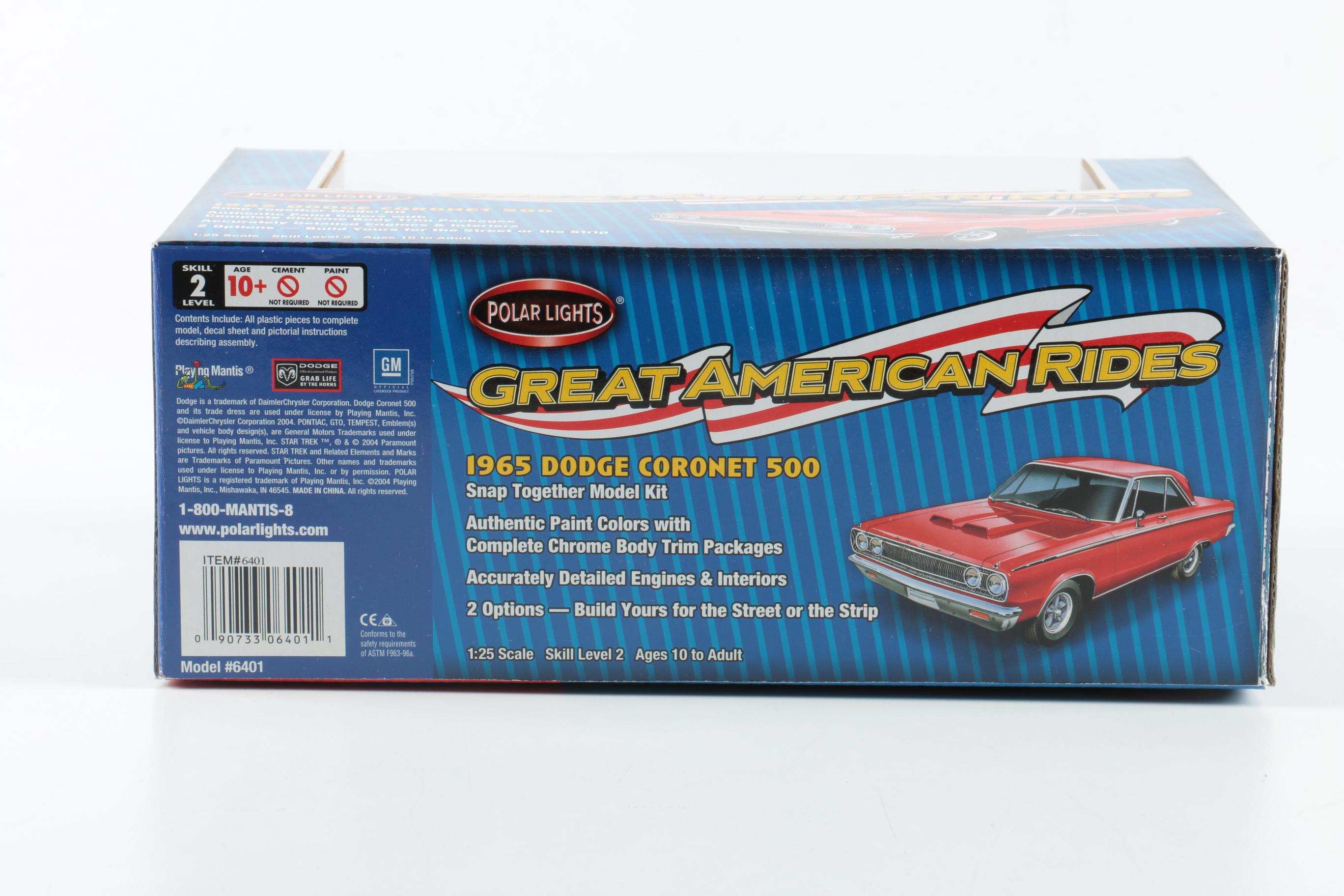Polar Lights "Great American Rides" Model Cars