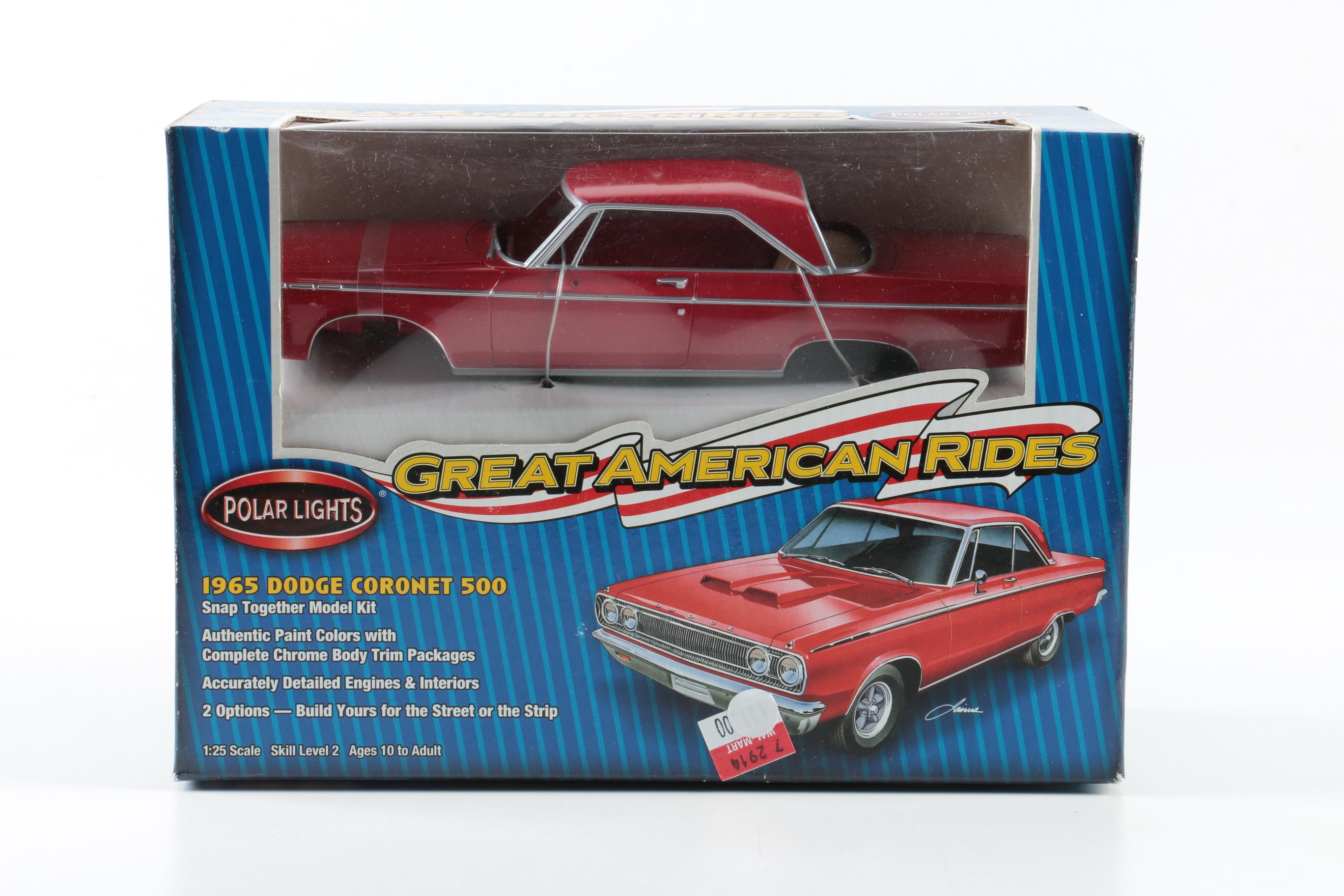 Polar Lights "Great American Rides" Model Cars