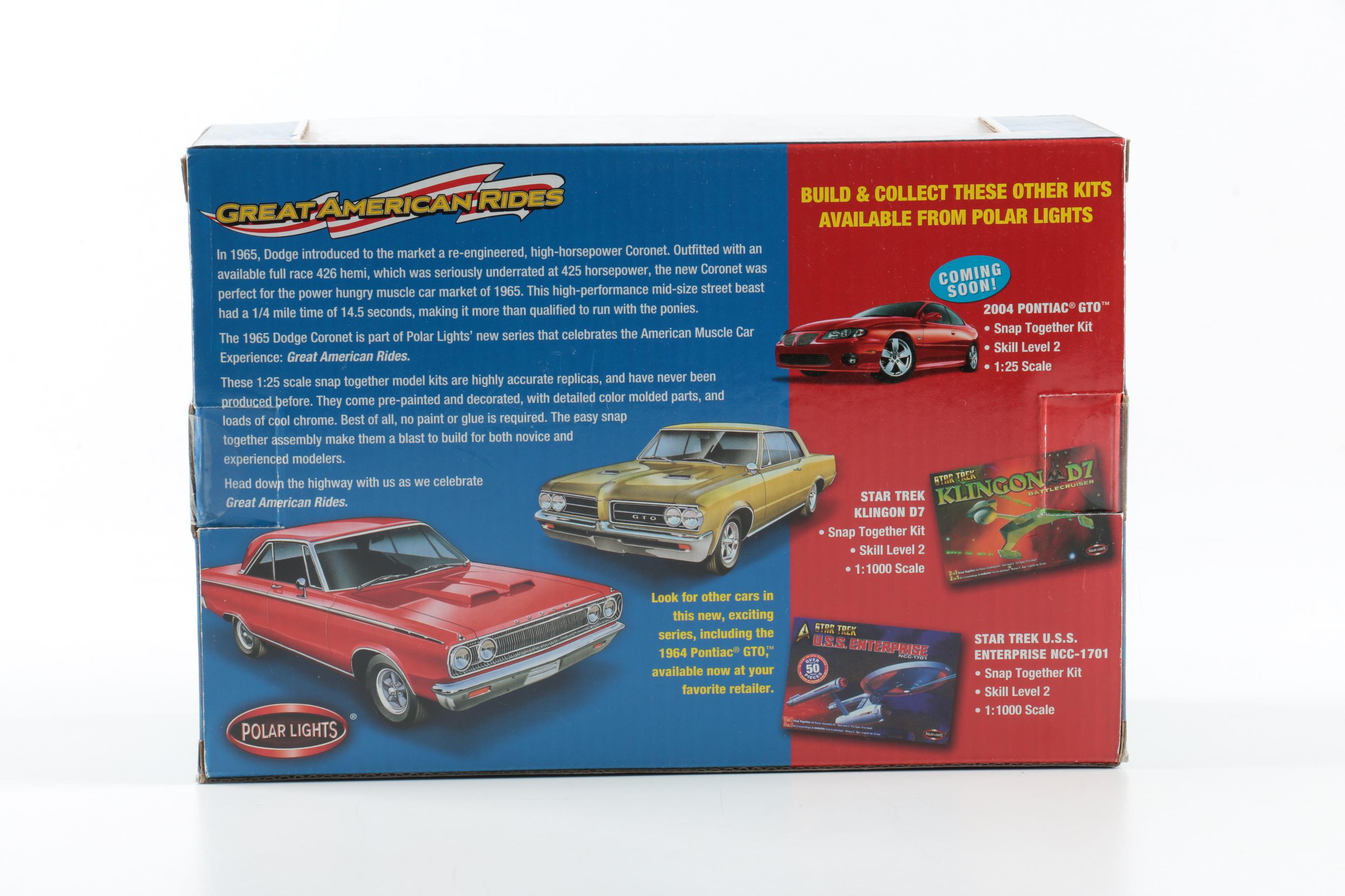 Polar Lights "Great American Rides" Model Cars