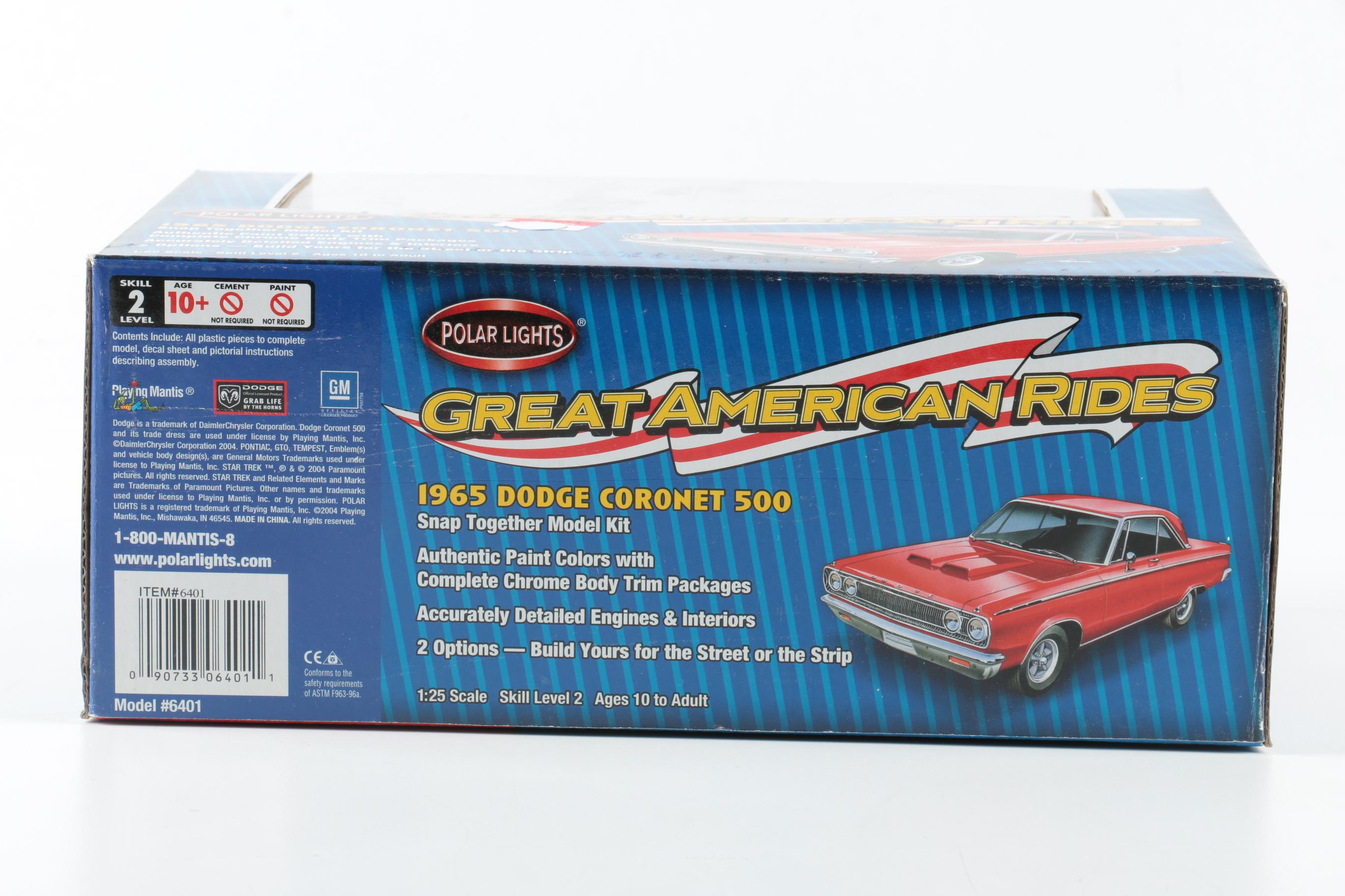 Polar Lights "Great American Rides" Model Cars