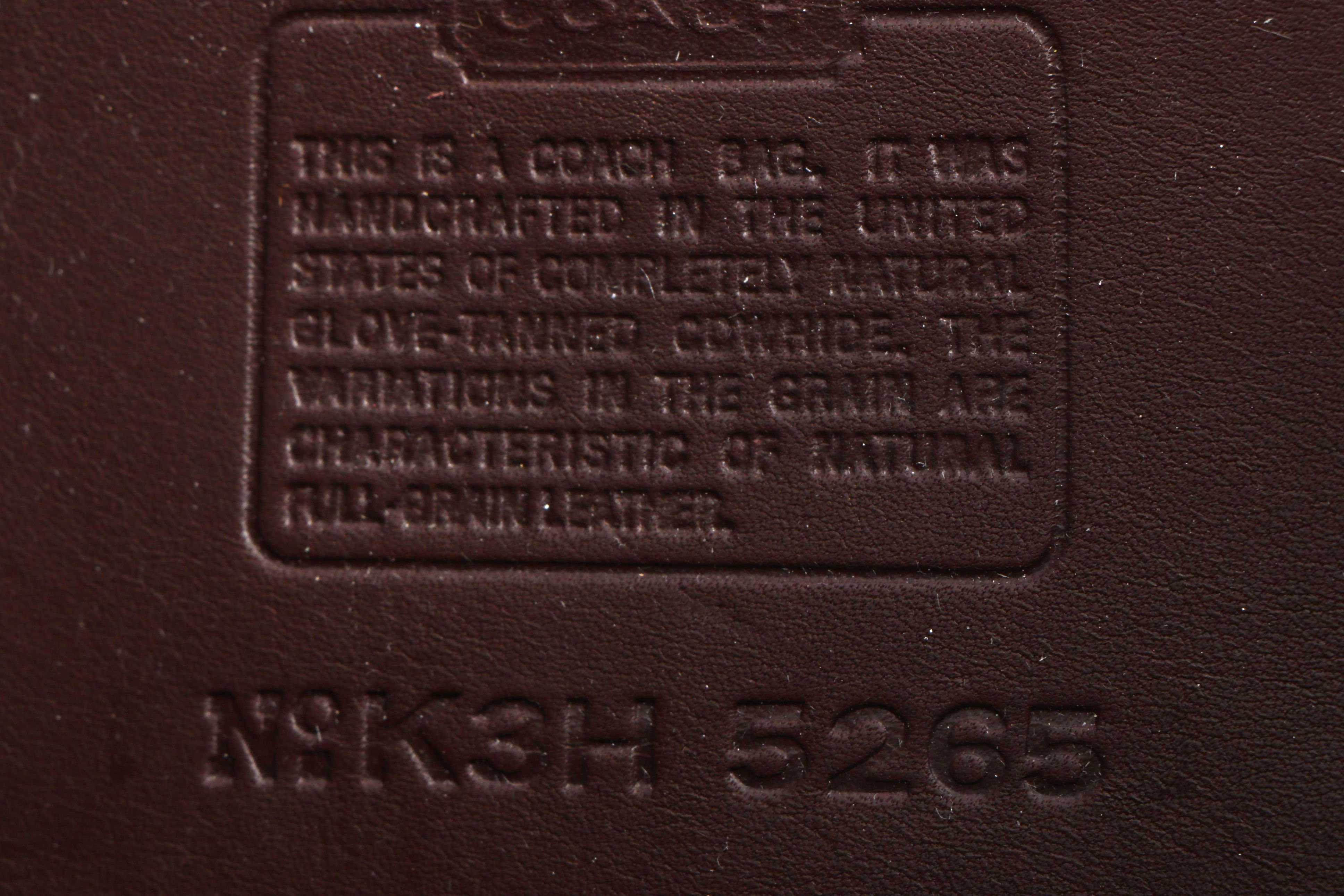 Coach Leather Briefcase