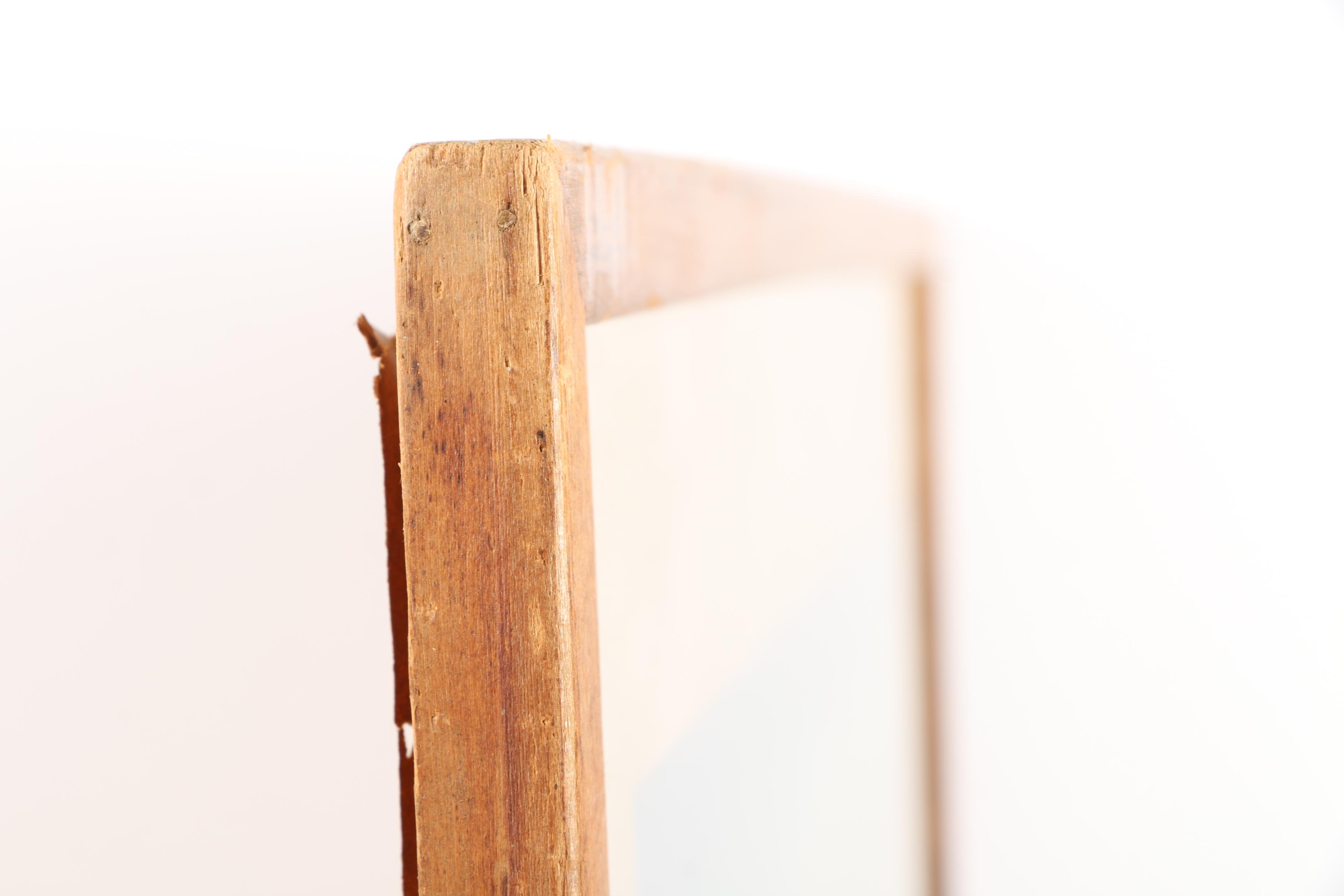 Vintage Watercolor Painting on Paper of Cliffs Overlooking an Ocean Landscape