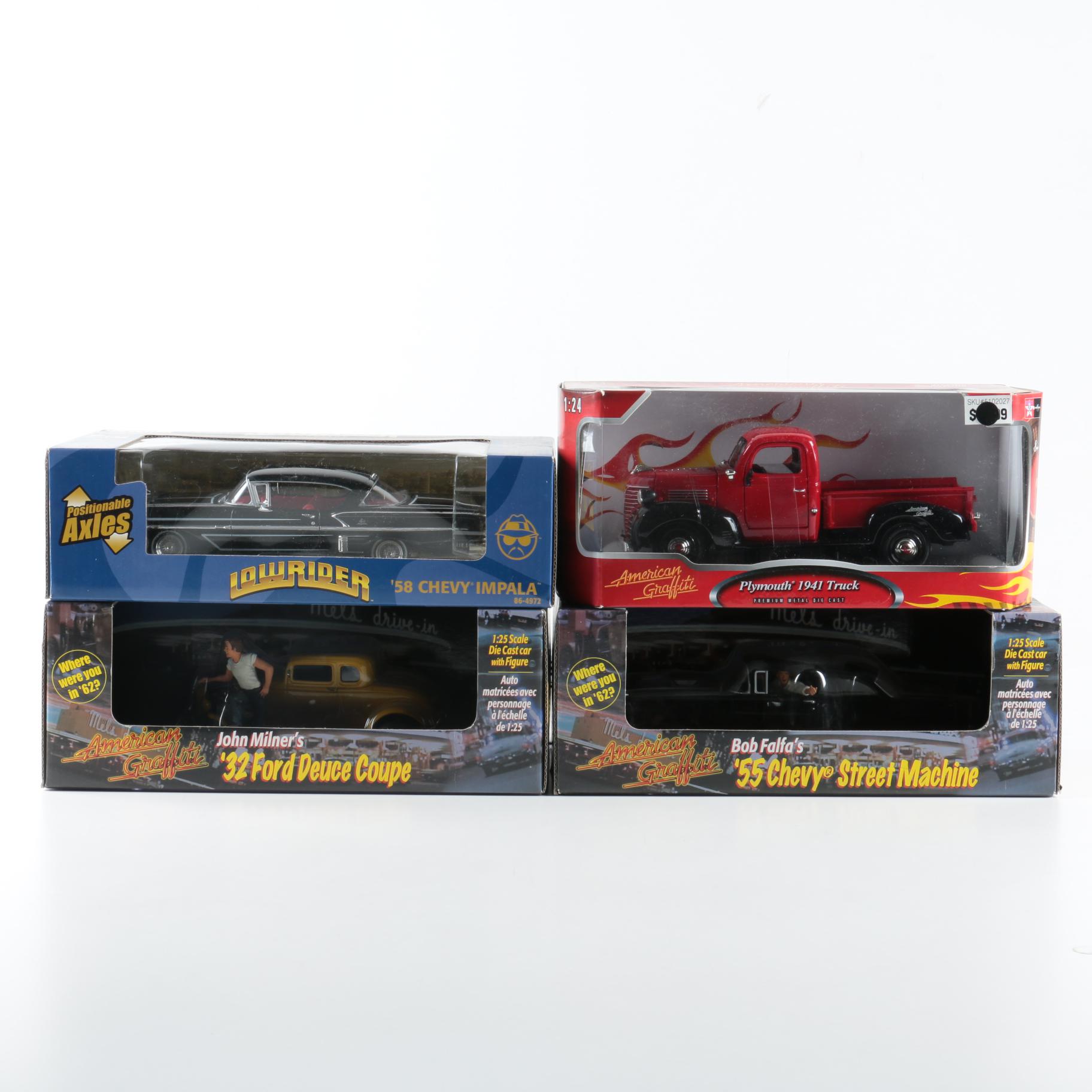 Revell "American Graffiti" and Other Die-Cast Cars